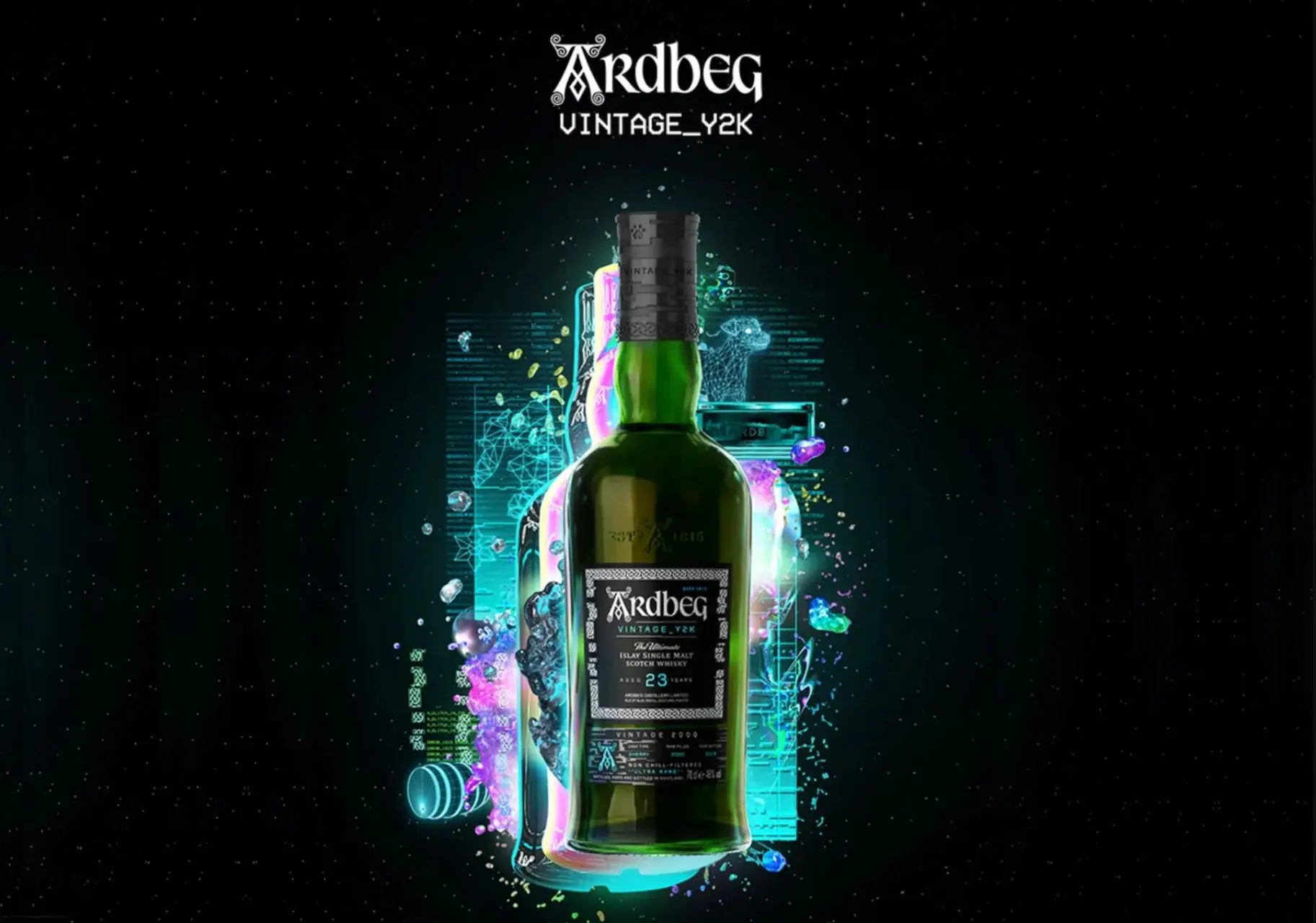 Zo kom je aan een 23-jarige Ardbeg vintage Y2K whisky