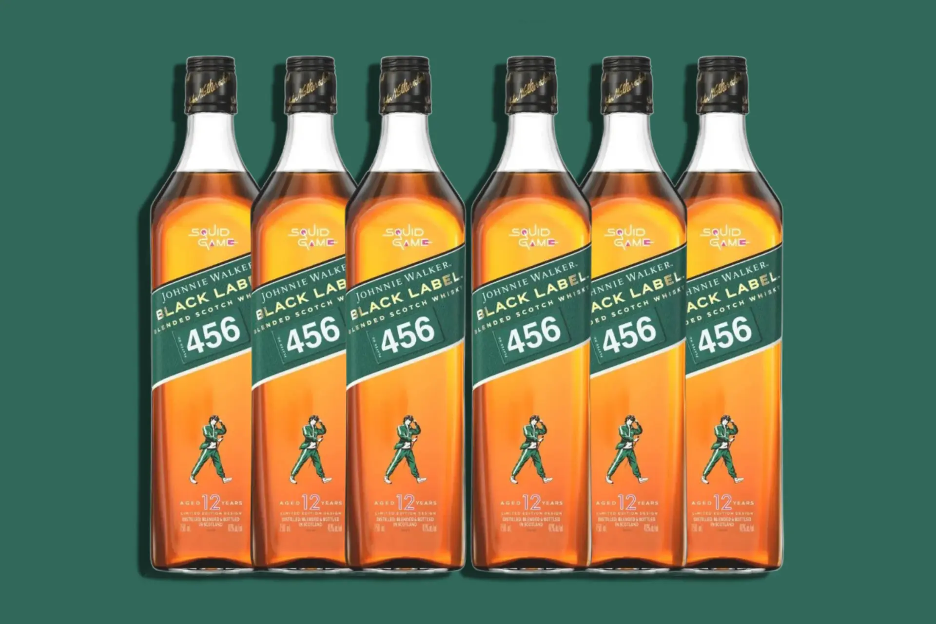 Zo koop je een gelimiteerde Johnnie Walker Black Label Squid Game whiskyfles