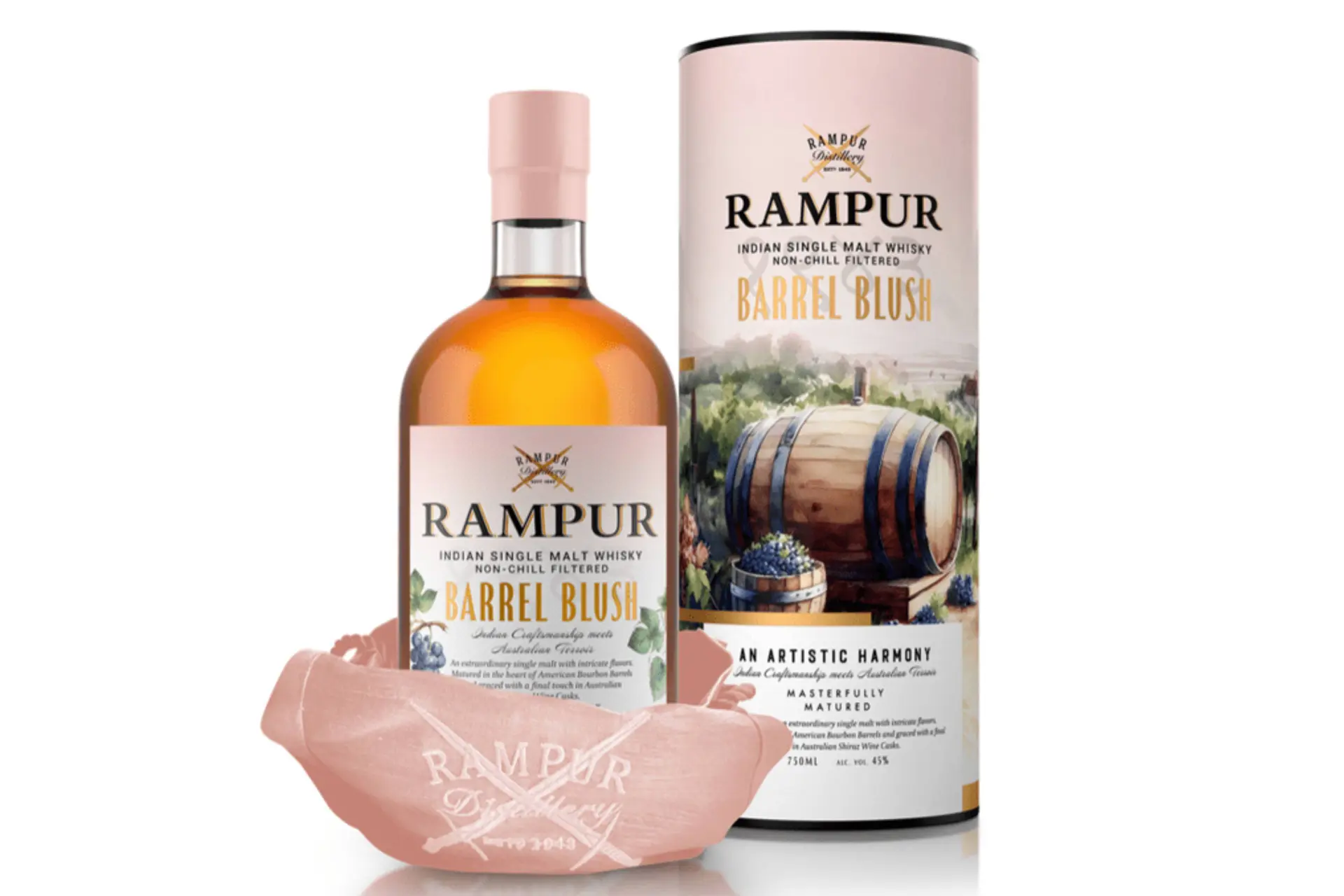 rampur barrel blush whisky