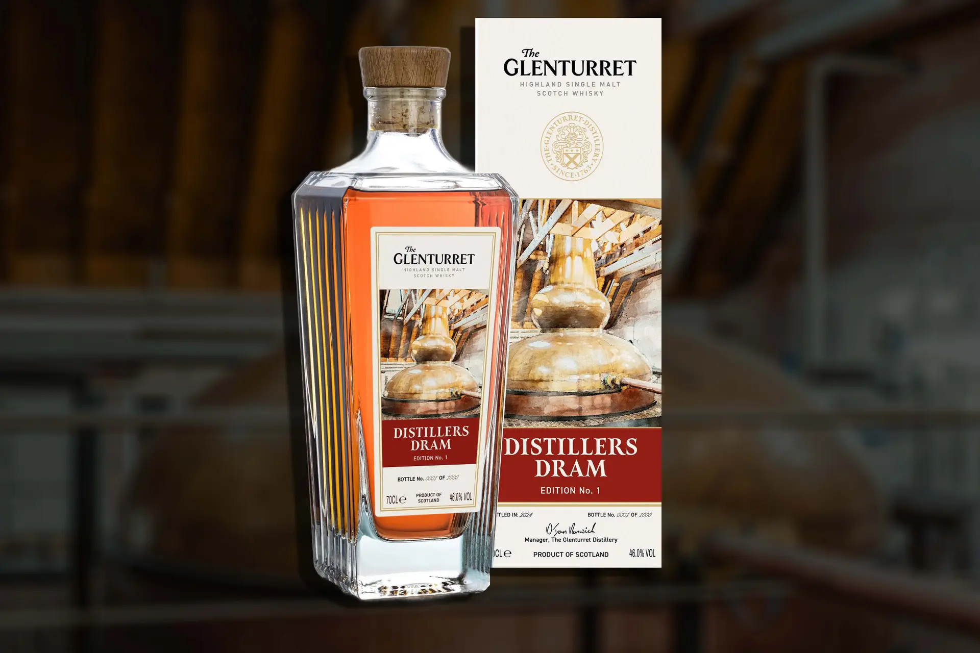 The Glenturret Distillers Dram Edition No 1 whisky eert een halve eeuw aan ervaring