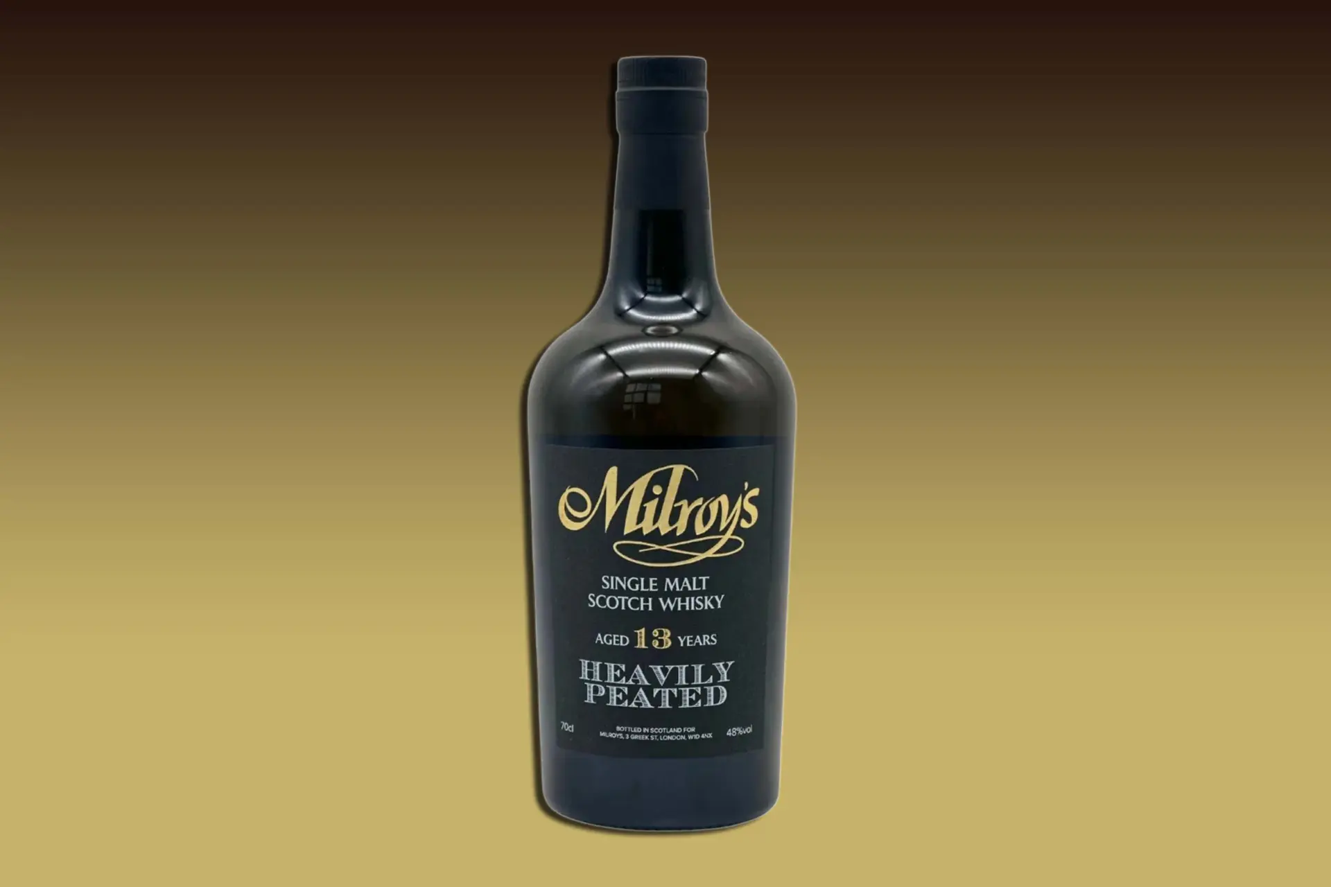 millroys heavily peated whisky