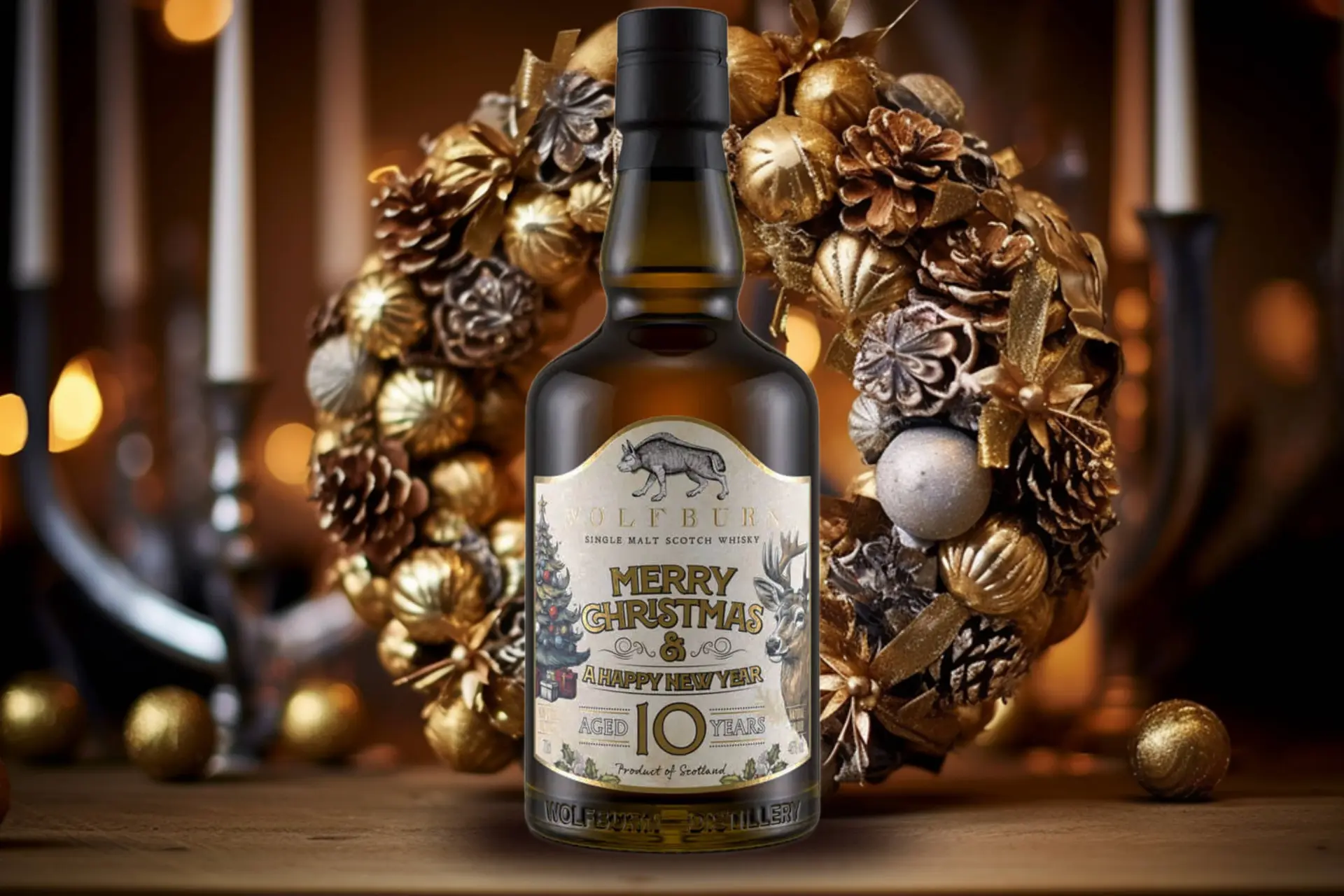 Met deze nieuwe Wolfburn single malt kerstwhisky ga je de feestdagen vrolijk tegemoet