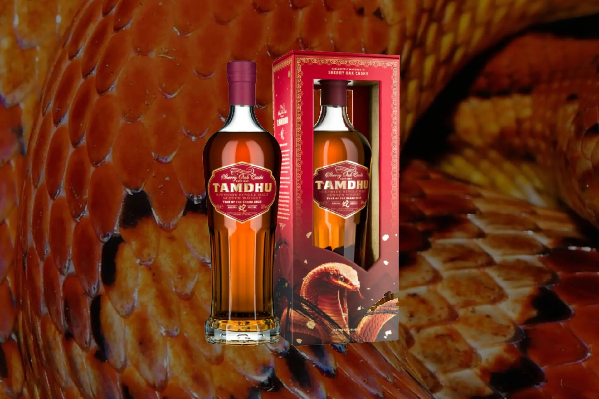 Deze distilleerderij kleurt binnen de lijntjes met nieuwe Year of the Snake whisky