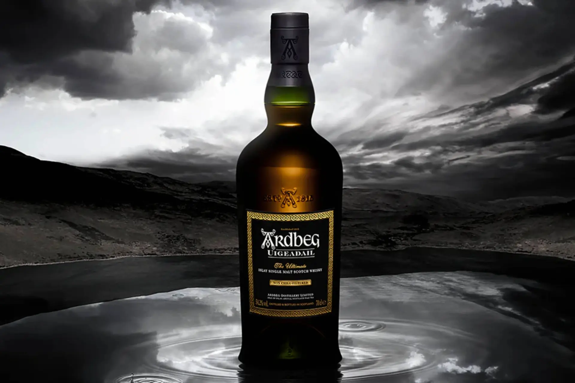 ardbeg uigeadail in het water