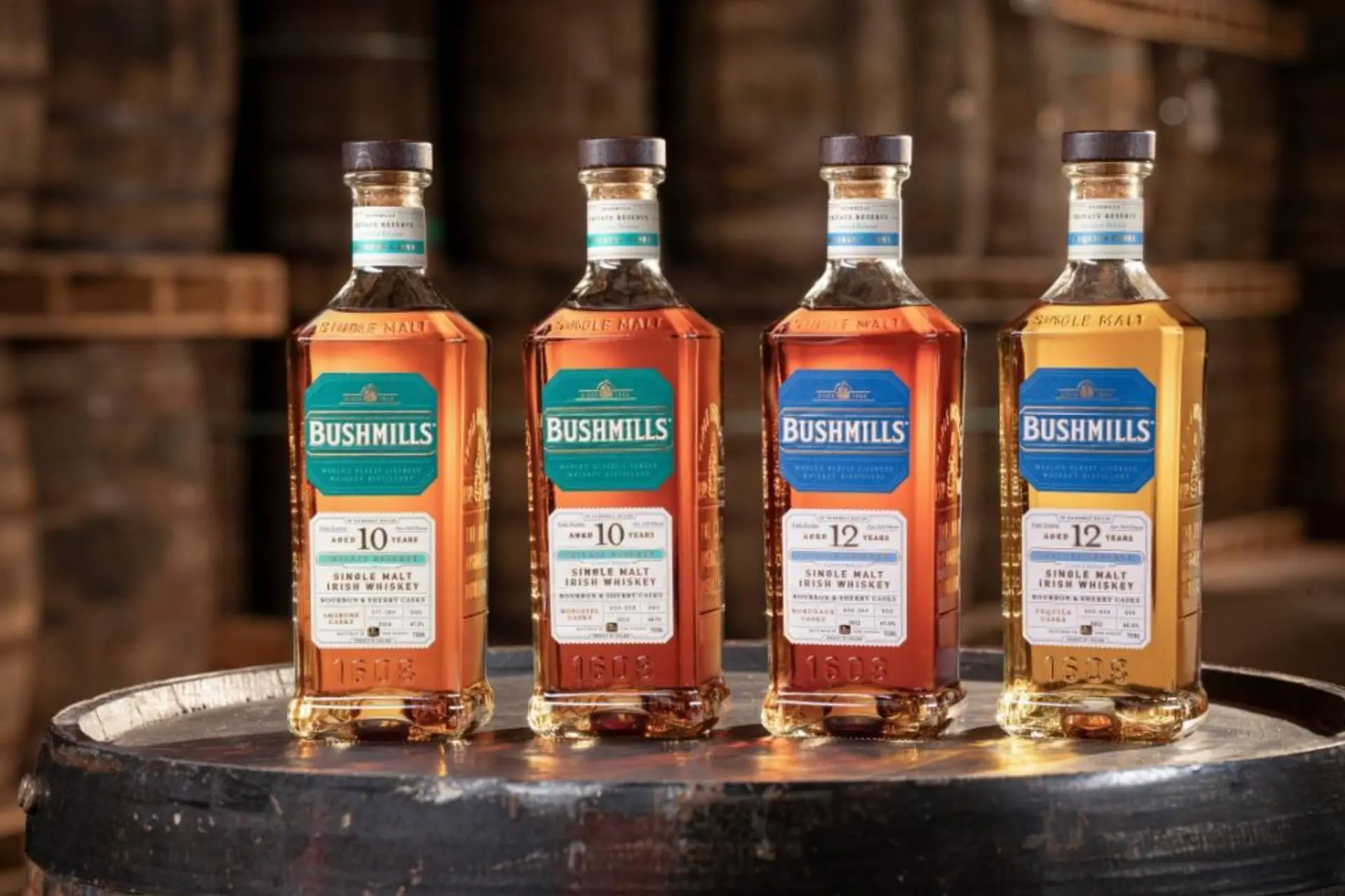 Bushmills verkent vatfinishing met een vintage whiskeys van 10 en 12 jaar oud