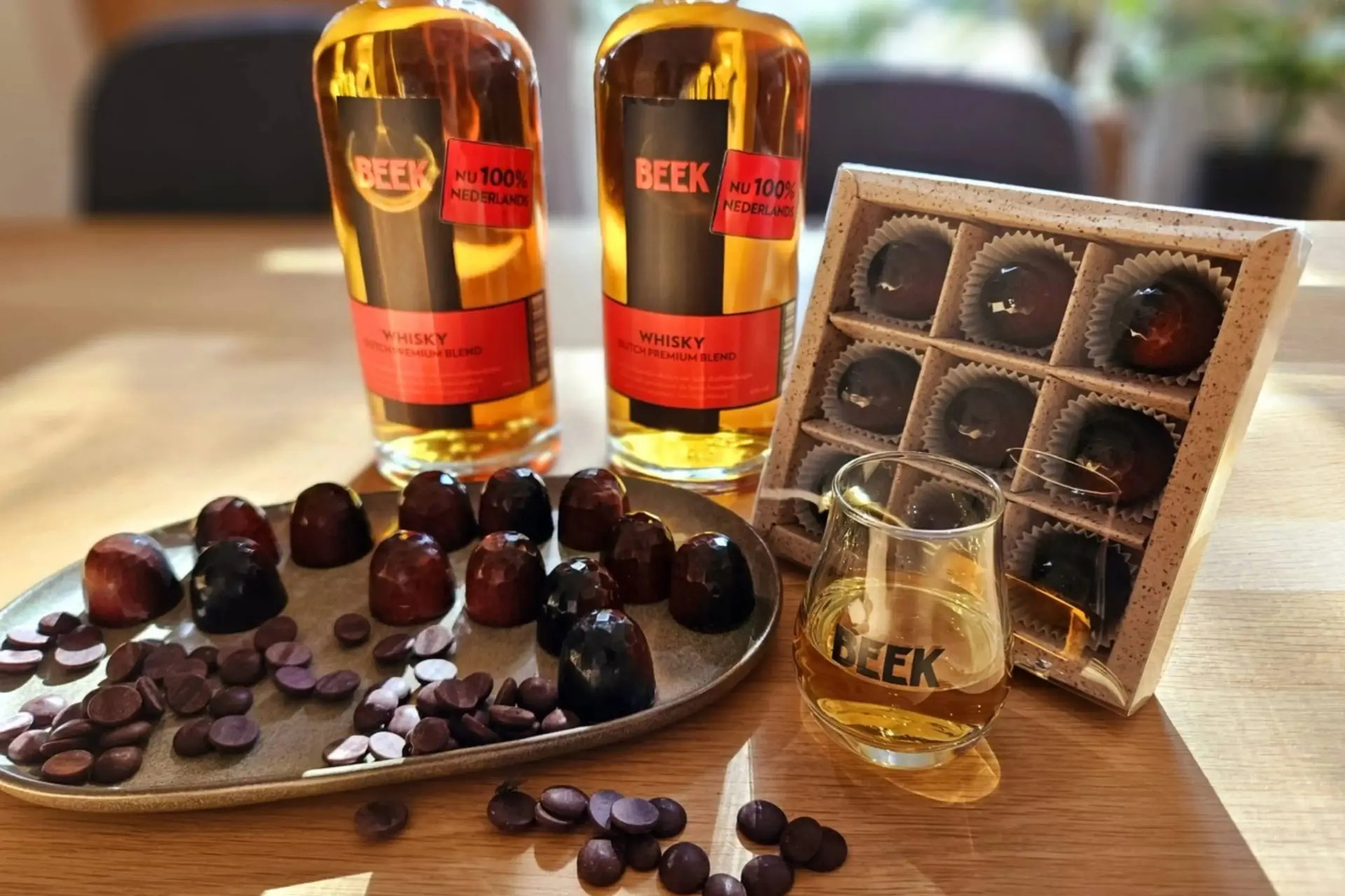 Win nu gratis exclusieve whiskybonbons van Beek Spirits