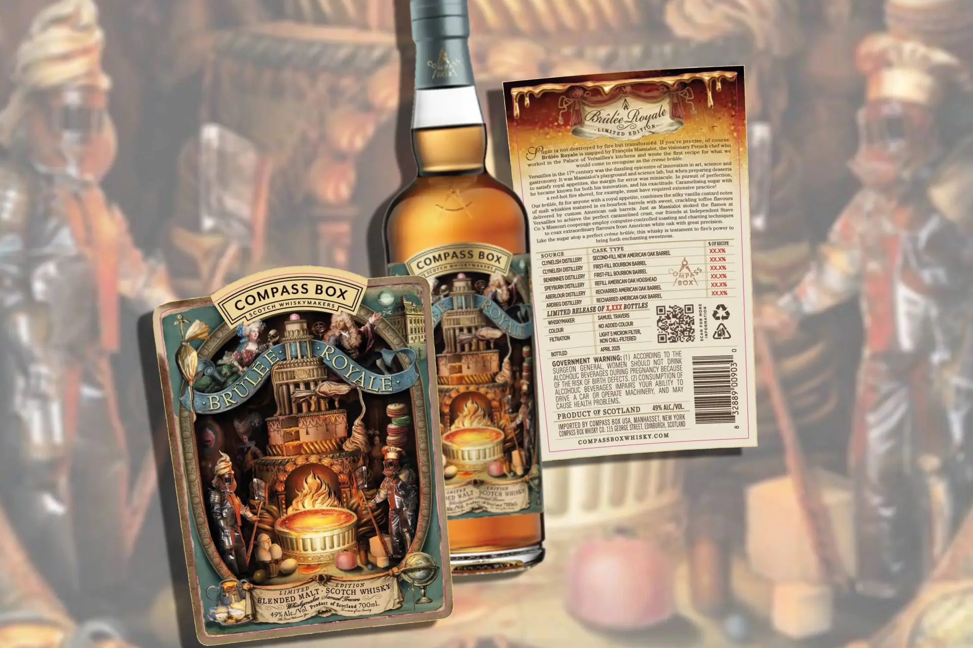 Compass Box kondigt Brulee Royale whisky aan