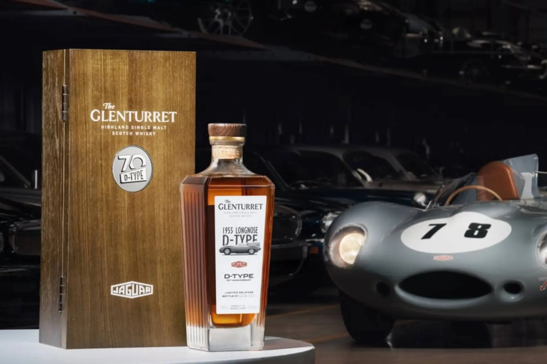 The Glenturret Distillery viert de legendarische Longnose in nieuwe Jaguar whisky