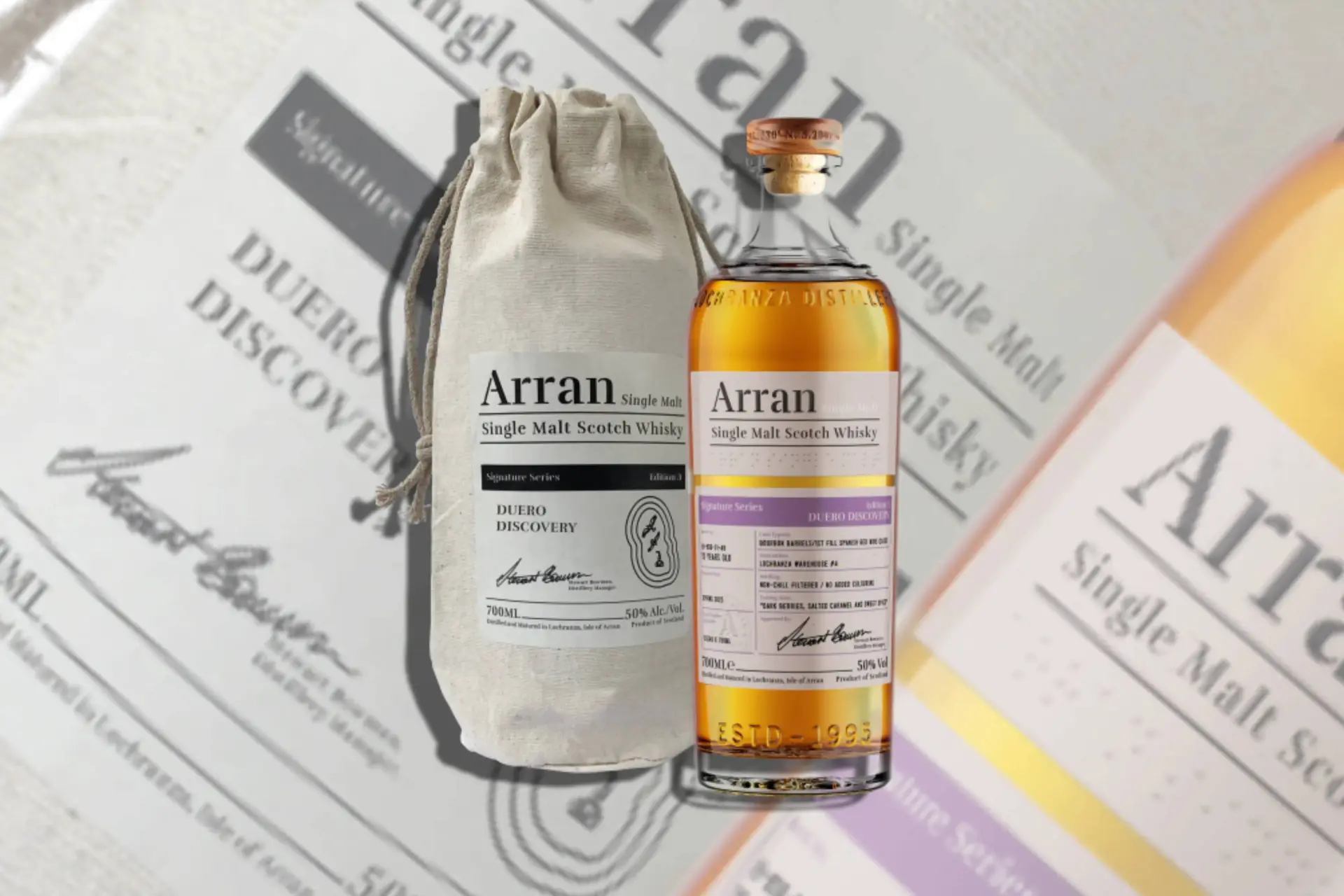 Wat heeft de Arran Signature Series Vol 3 Duero Discovery whisky te bieden?