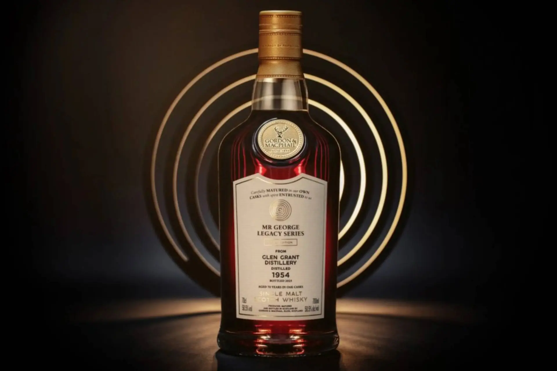 70 jaar oude lekker whisky met tonen van chocolade en kruiden, maar voor wie?