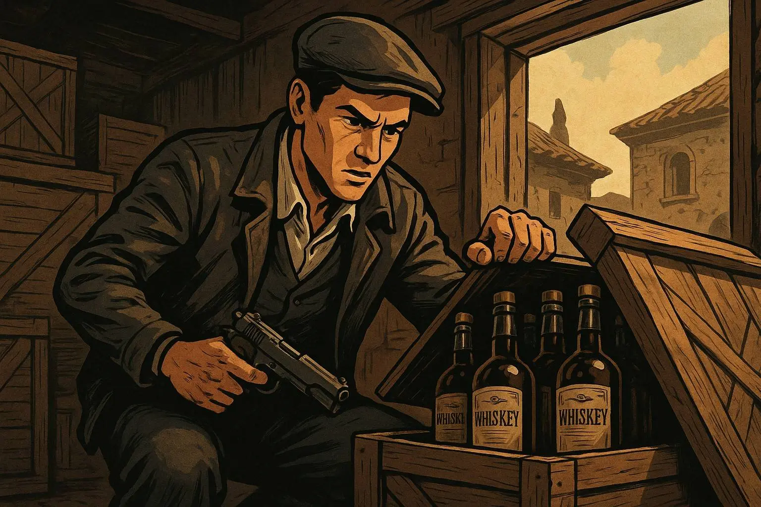whiskey in game mafia the old country