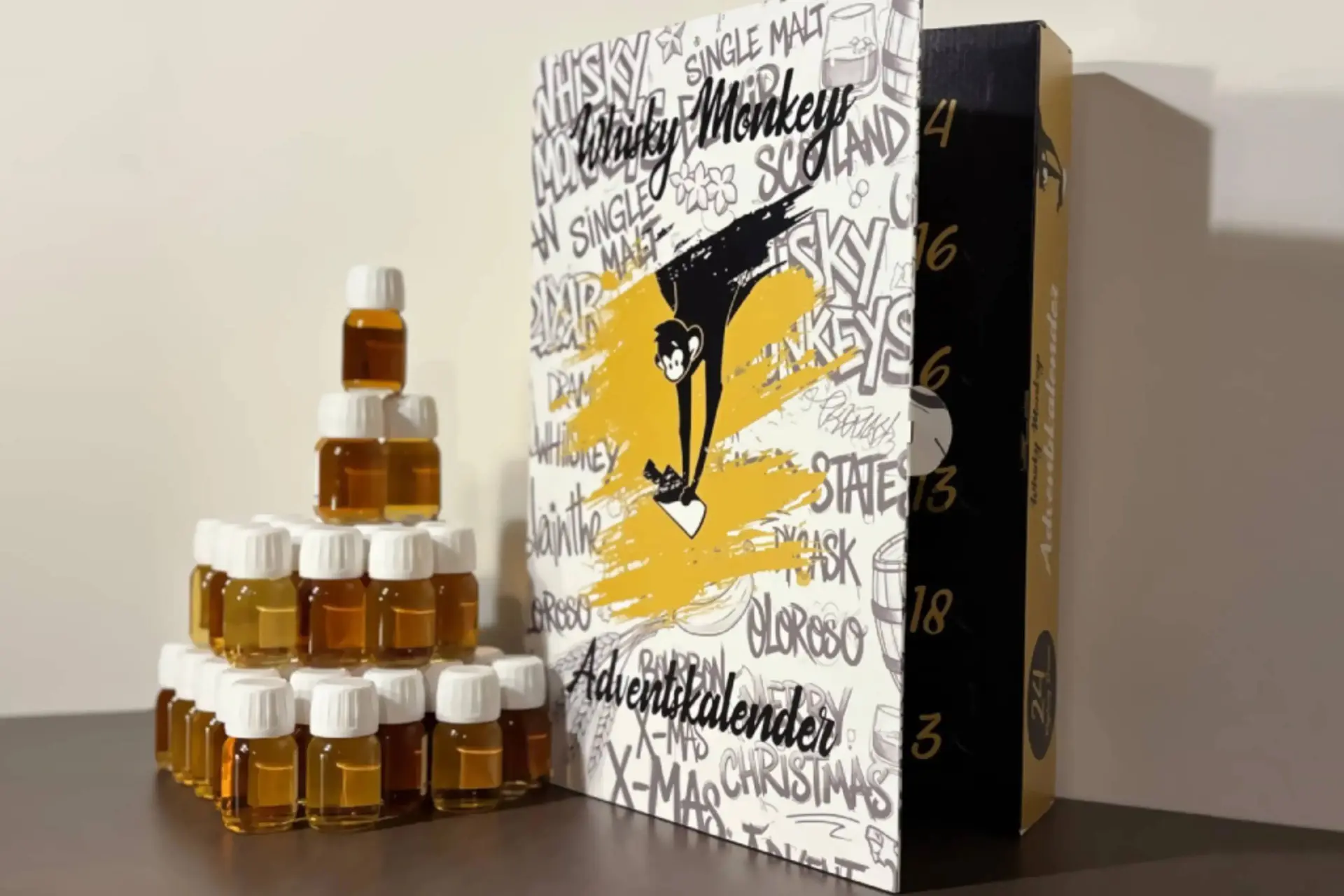 Whisky Monkeys lanceert unieke whisky adventskalender voor 2025 (elke dag een vat)!