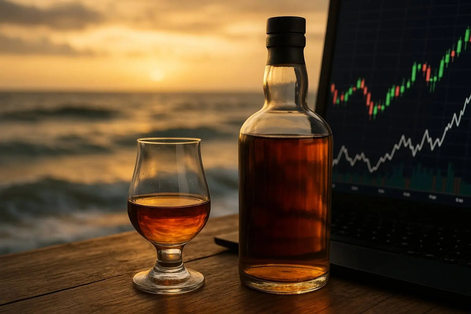 Whisky stocks en crypto
