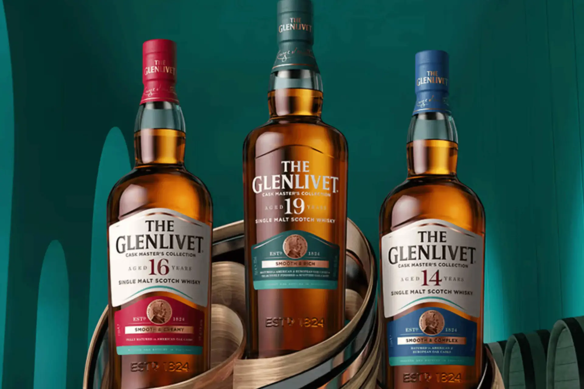 Three New The Glenlivet Single Malts Explore Cask Maturation