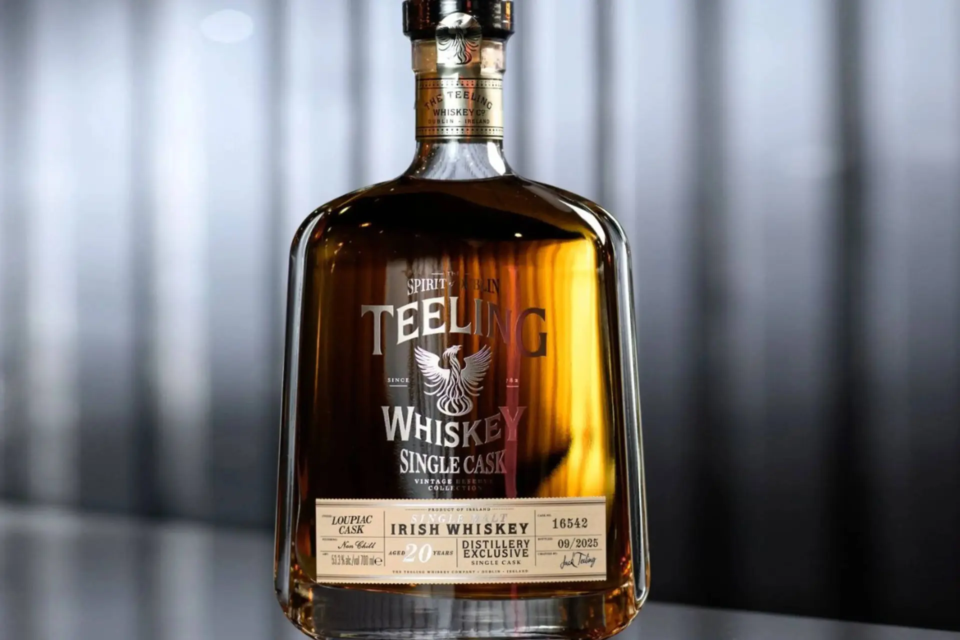 Teeling kondigt 20 jaar oude whiskey aan met zeldzame finish
