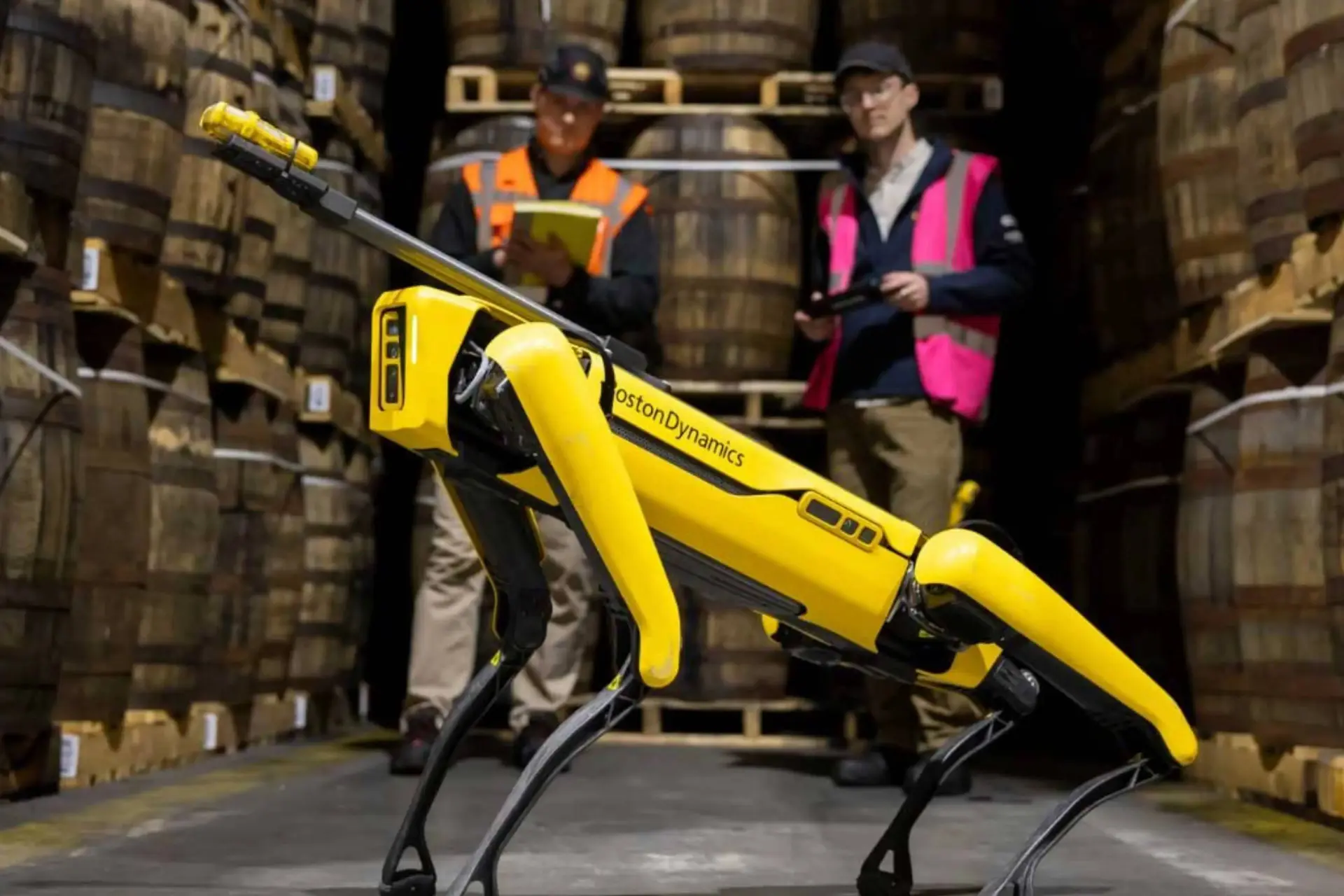 Worden vaten whisky binnenkort door robots gecontroleerd?