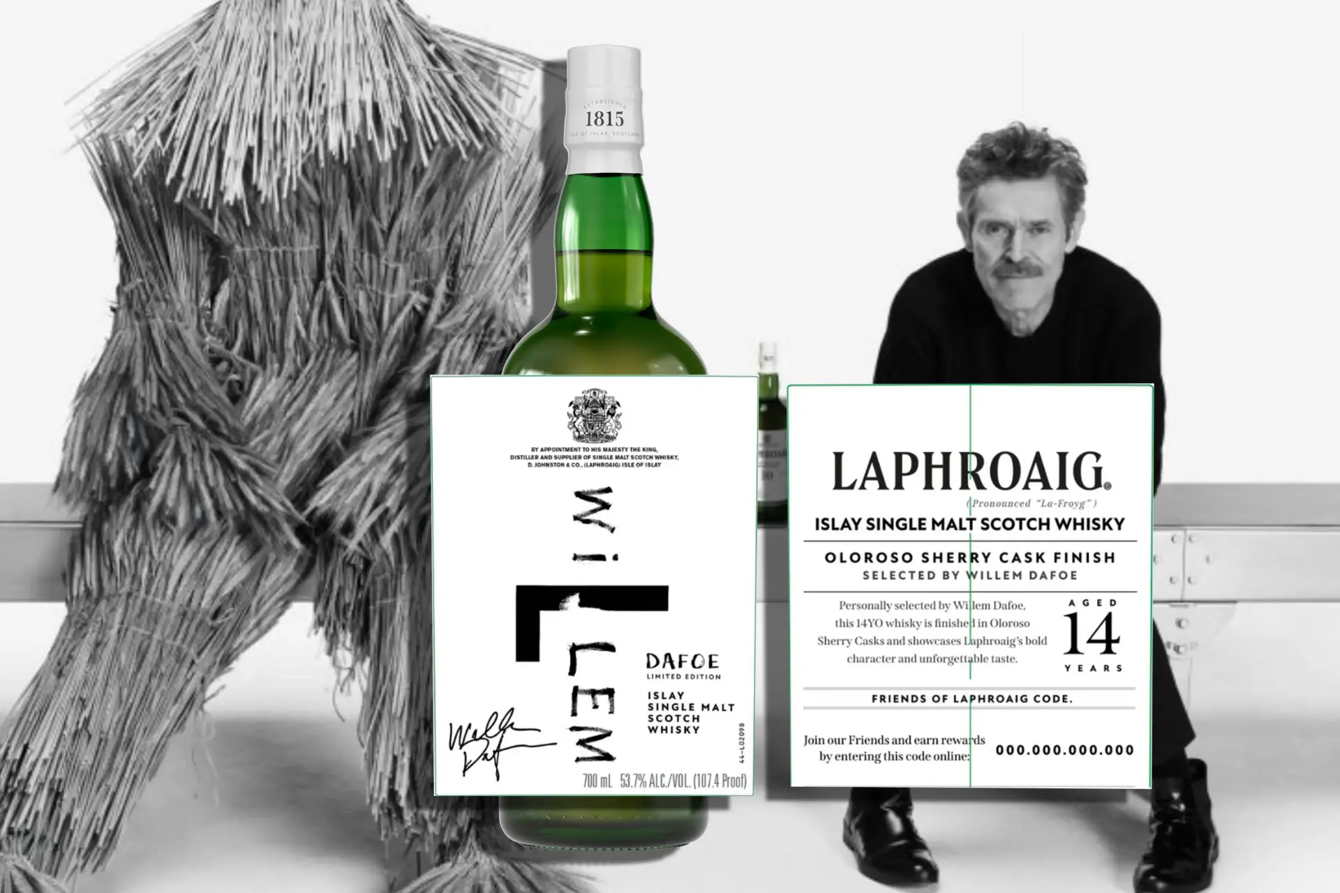 Is de Laphroaig Willem Dafoe whisky dichterbij dan we denken?