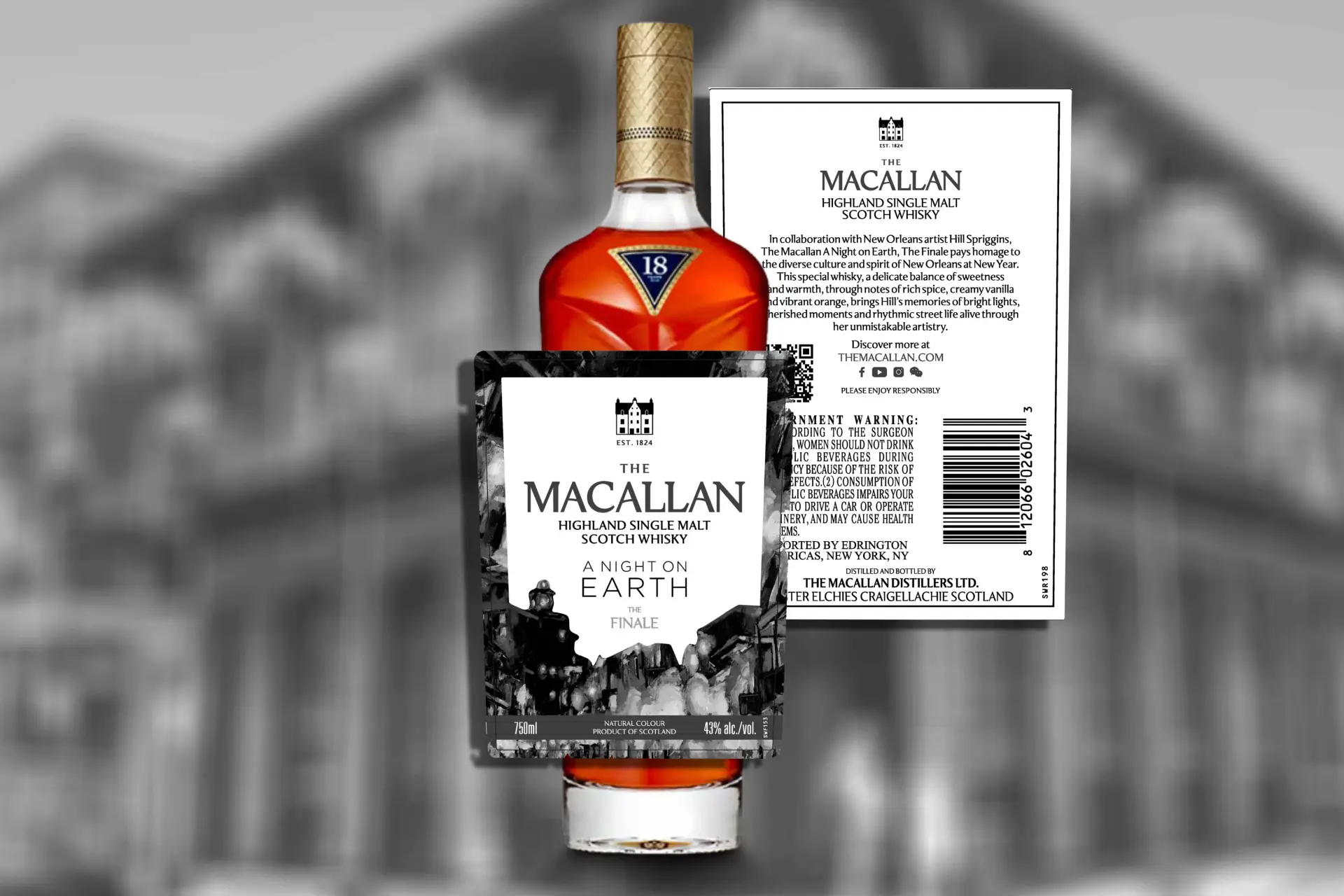 Etiket voor The Macallan The Night On Earth The Finale whisky gespot: dit weten we nu al