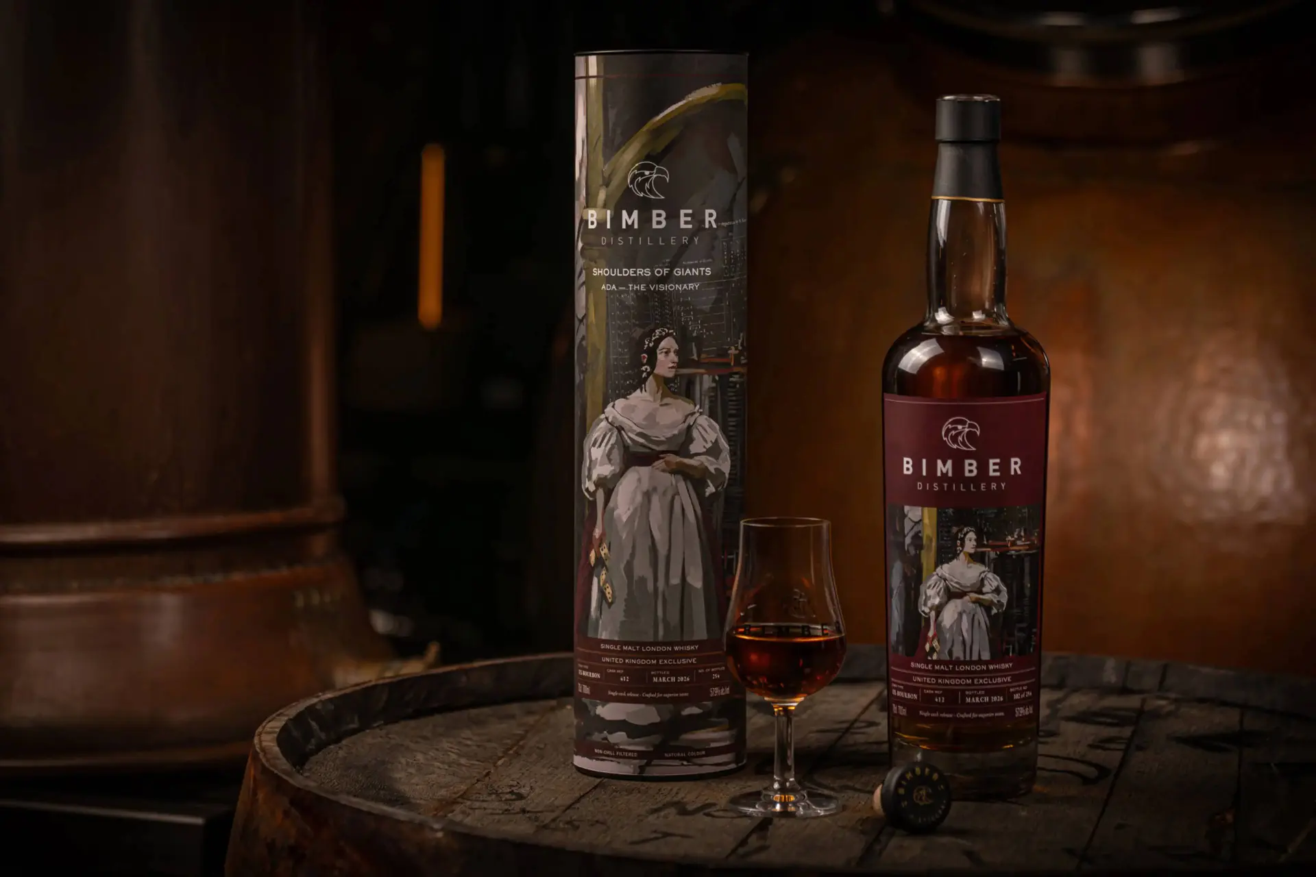Bimber komt met unieke single cask whisky’s rondom vrouwen die de wereld veranderden