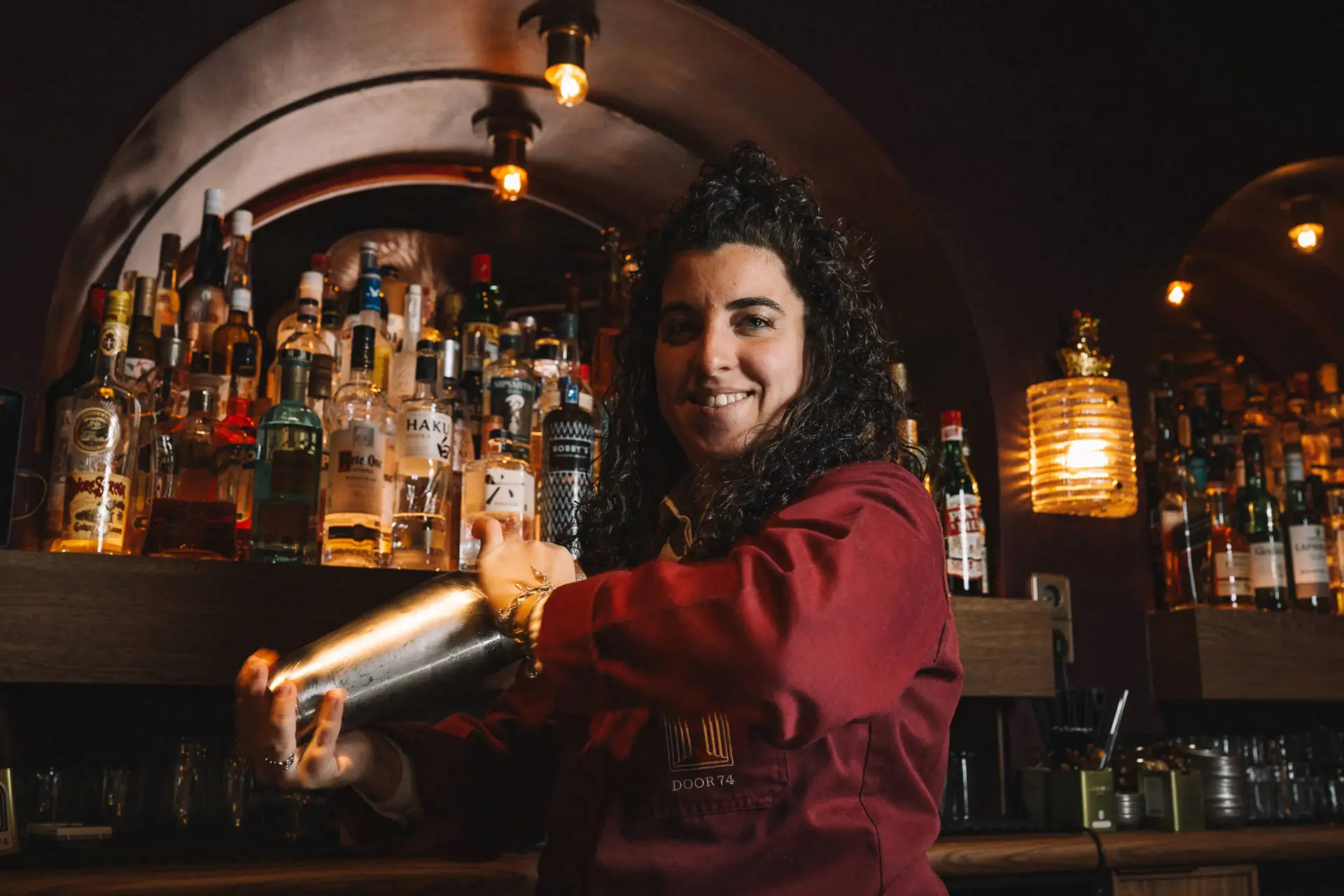 Door 74 bartender