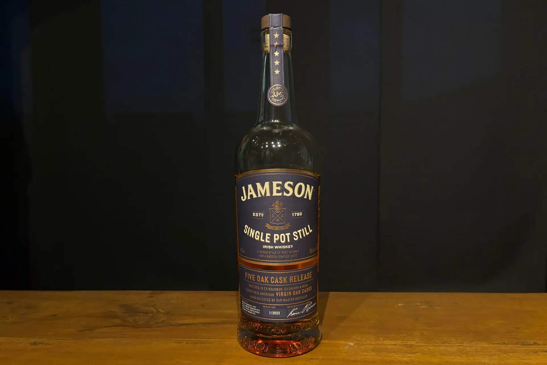 Jameson Single Pot Still Five Oak Cask Whiskey Review: Don't judge a book by its cover
