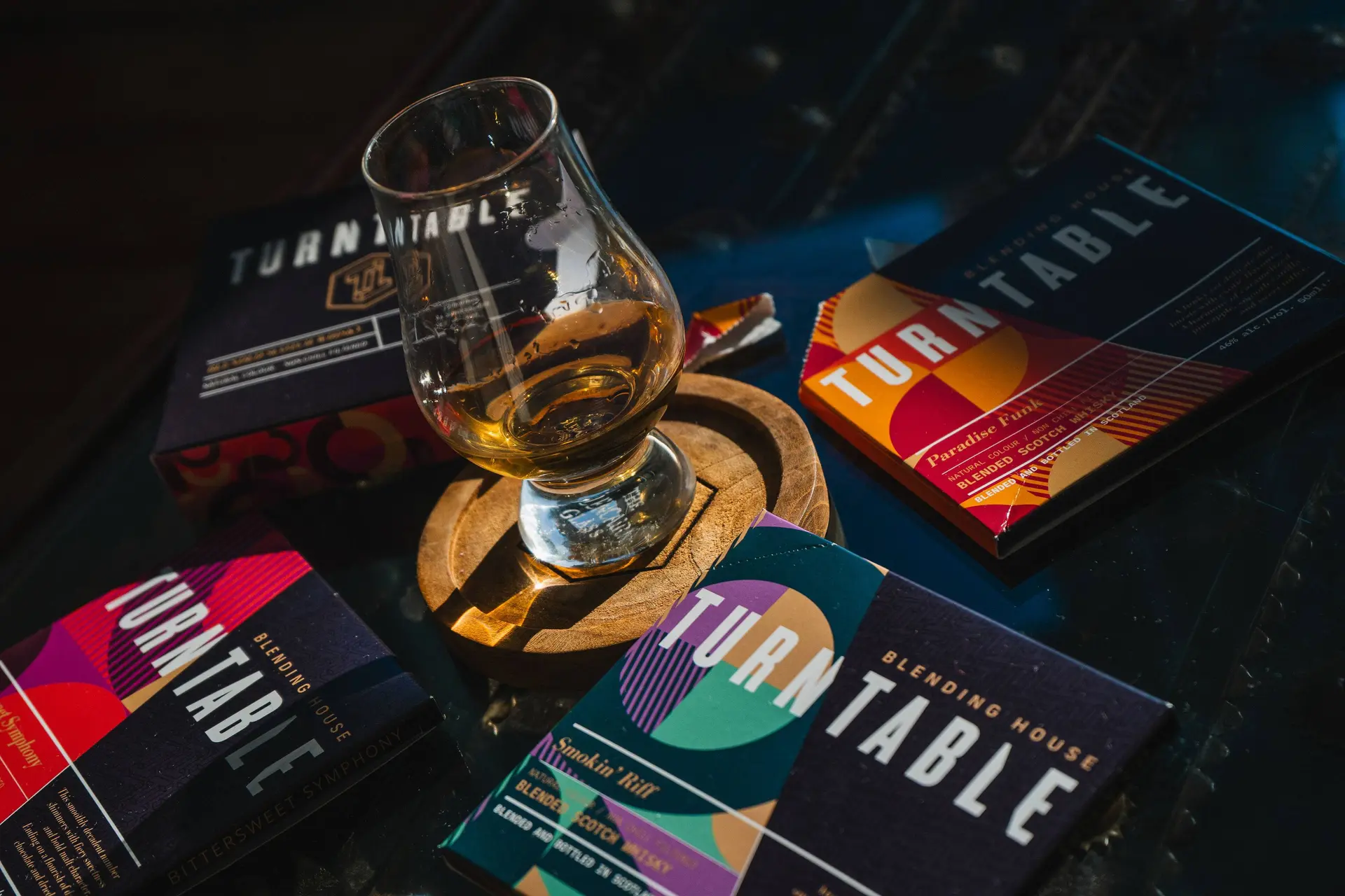 This whisky tasting kit turns music into a full sensory experience