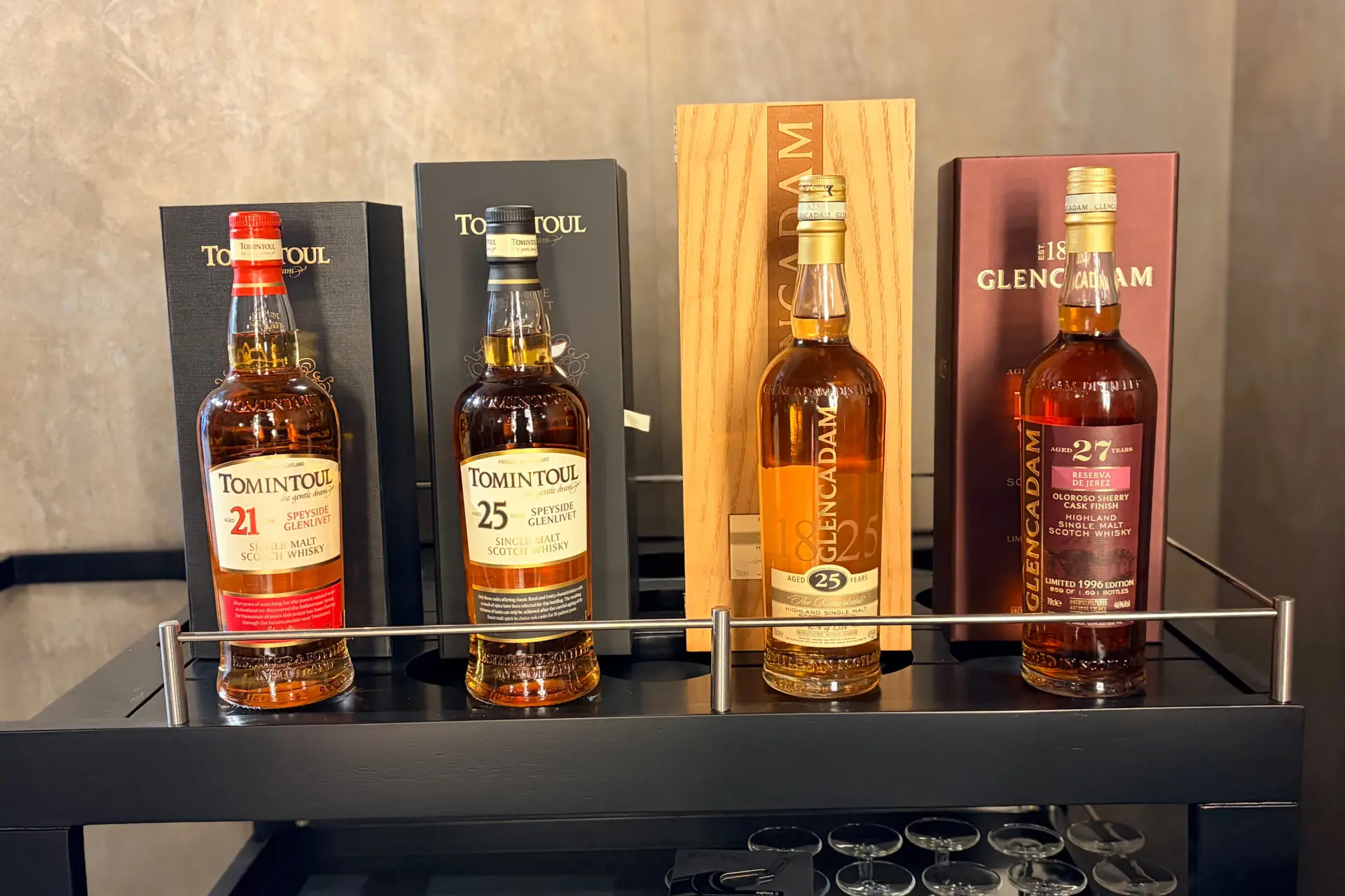 Glencadam whisky tasting