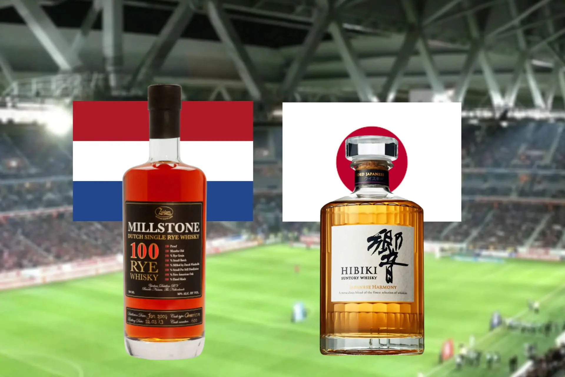 WK voetbal  Whisky Monkeys  NL Jap