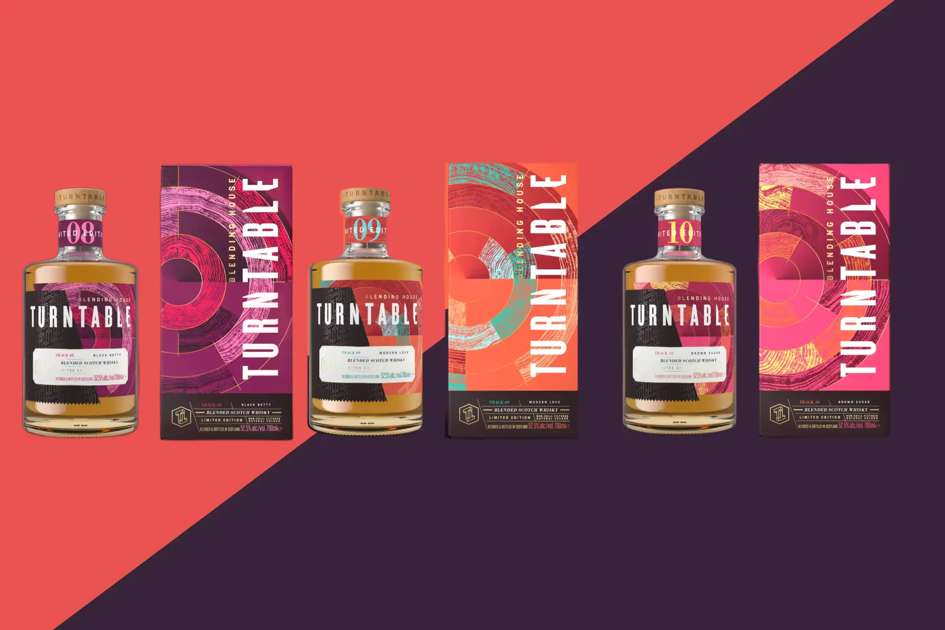 These brand new Scotch whiskies underwent a striking 20‐month cask finish