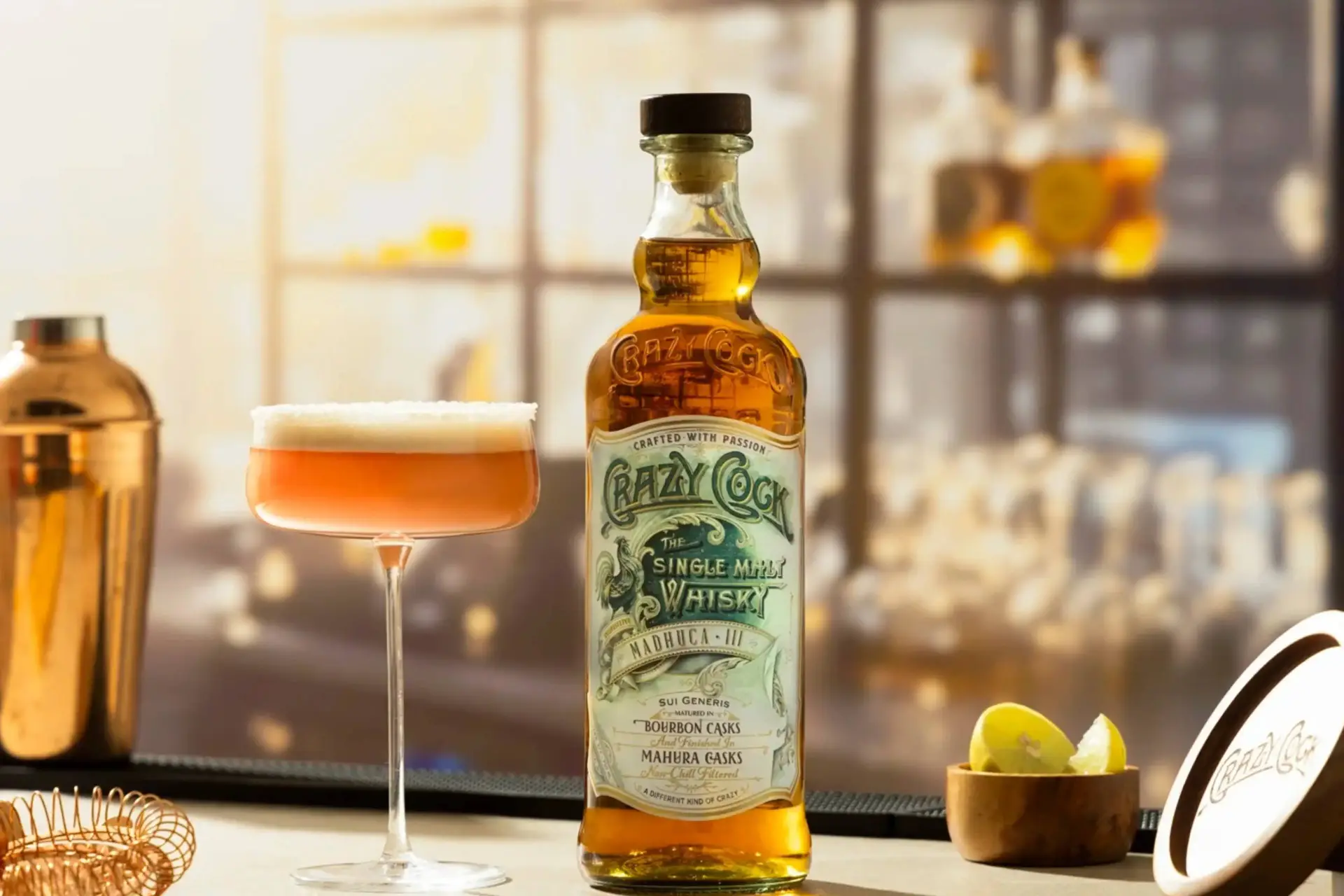 Crazy cock Madhuca III whisky