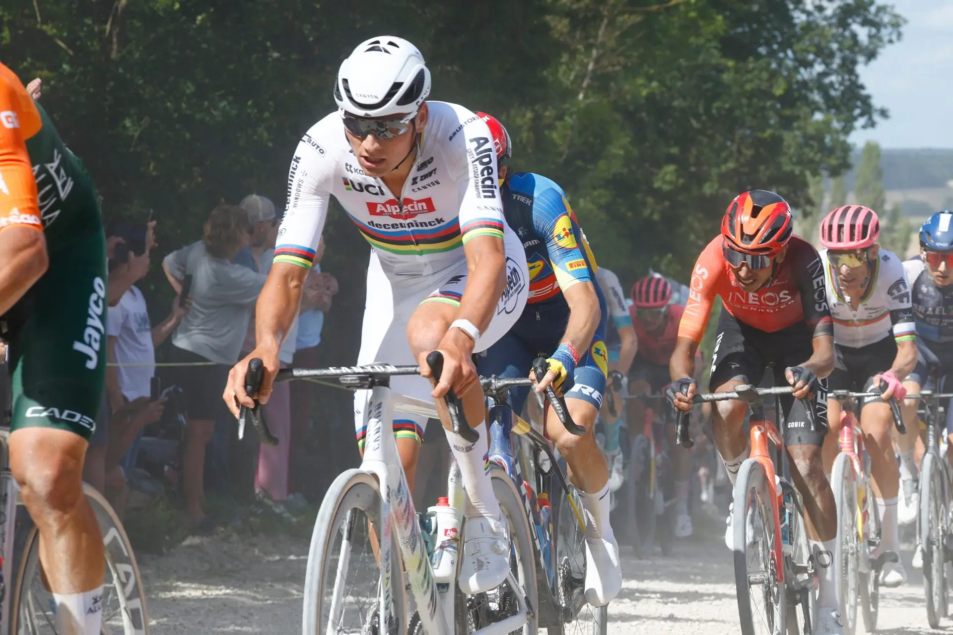 Dit is de indrukwekkende deelnemerslijst van het WK gravel in Leuven