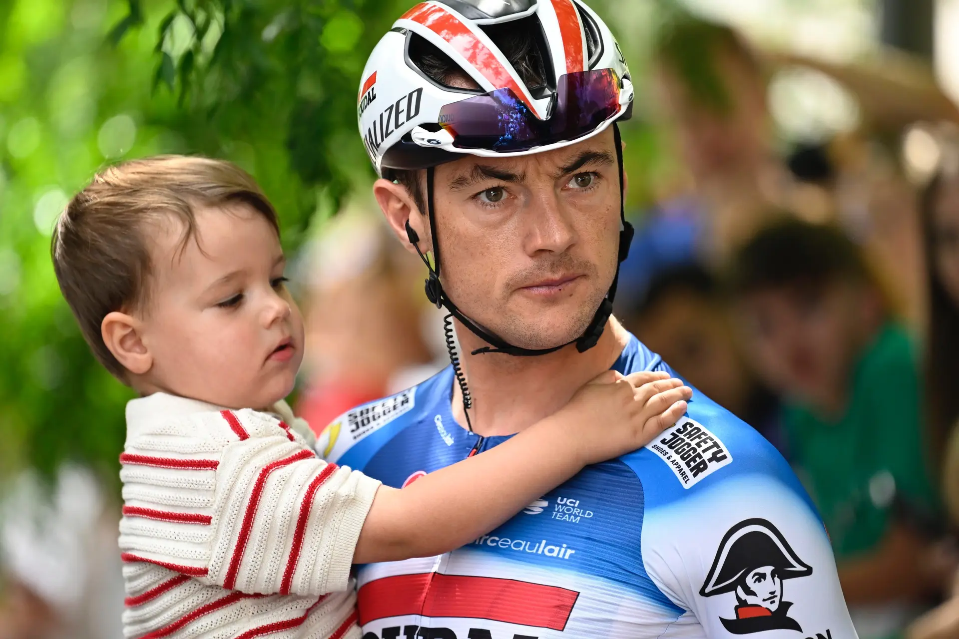 Lampaert looft Evenepoel: 'Mijn zoontje doet altijd Remco na in plaats van mezelf'