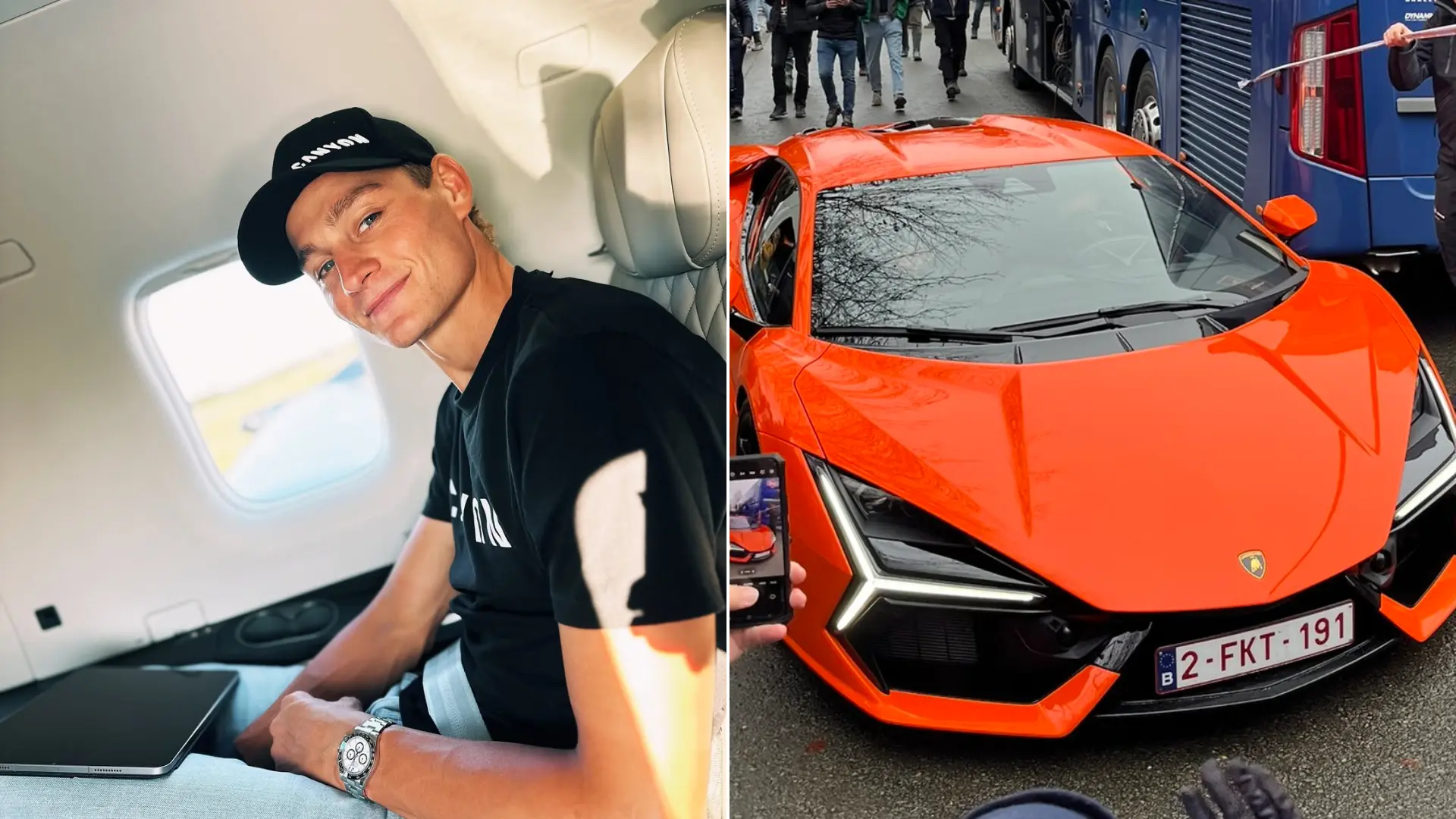 'Dikke nek!': Mathieu van der Poel overladen met kritiek over Lamborghini, privéjet & startgeld