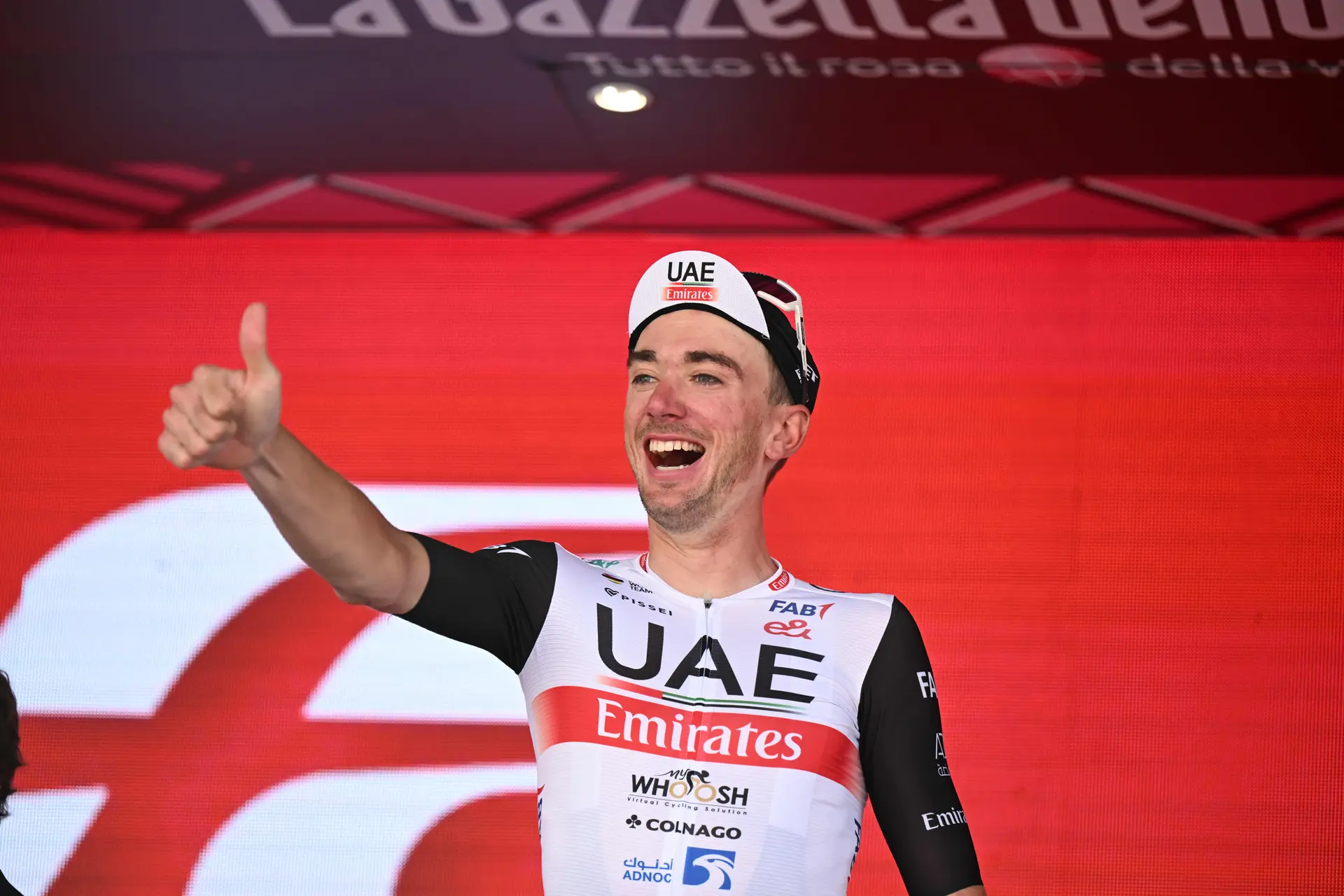 "Ik won twee weken geleden mijn eerste eindklassement en nu mijn eerste tijdrit in een WorldTour-evenement" - Brandon McNulty snelste in tweede etappe UAE Tour