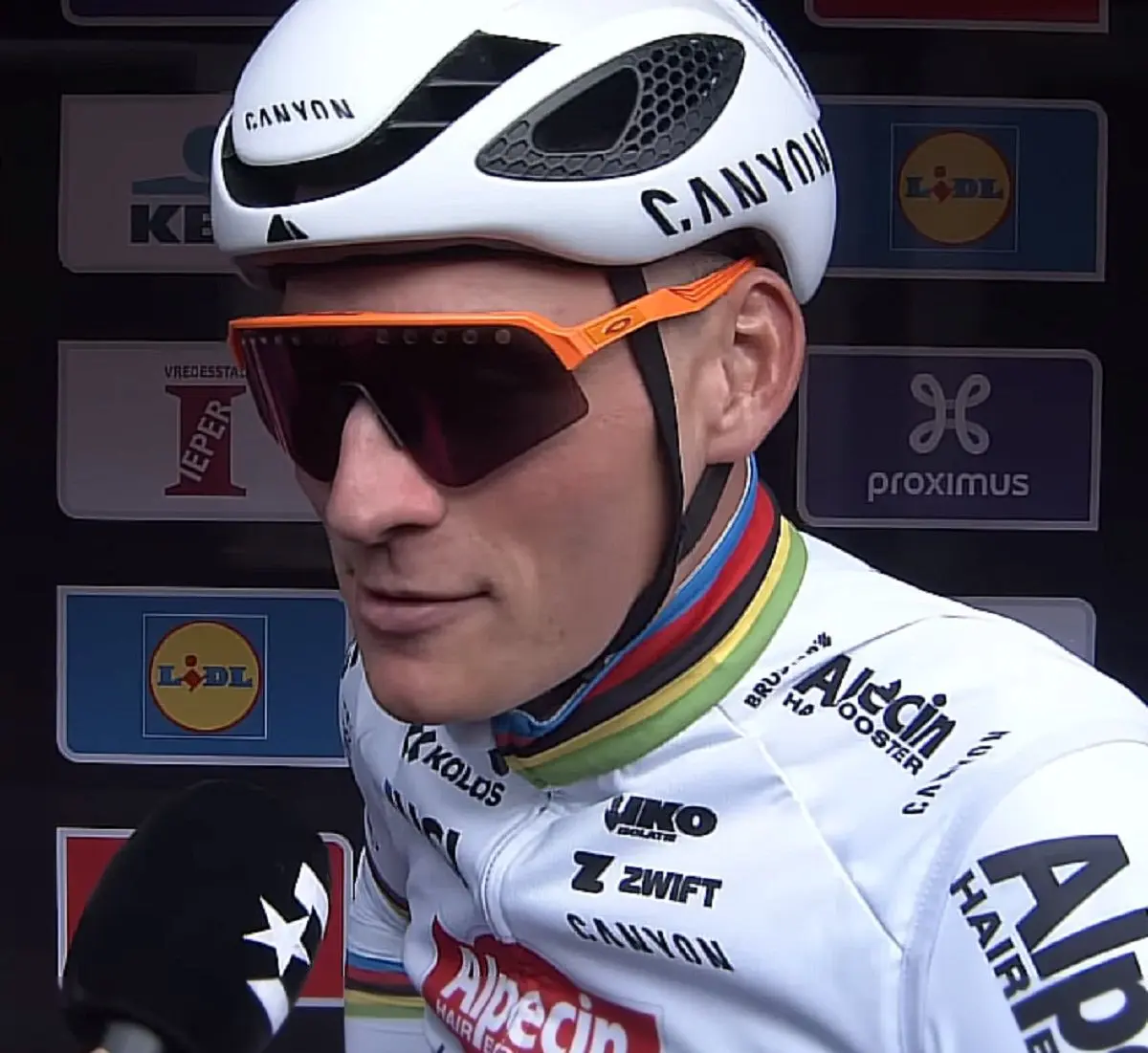 "Ik had zeker niet de benen van de afgelopen weken" - Mathieu van der Poel afwezig in finale Amstel Gold Race