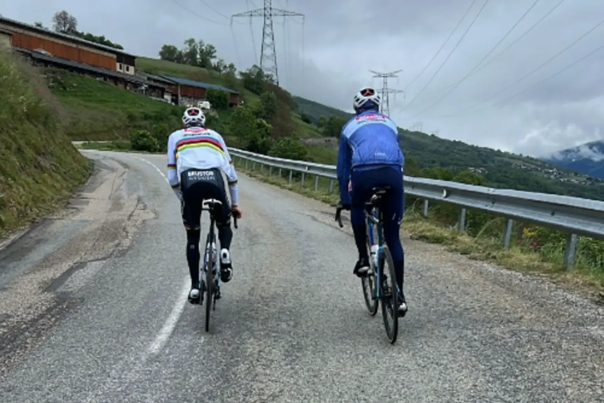 Mathieu van der Poel bereidt zich voor op de Tour de France in La Plagne