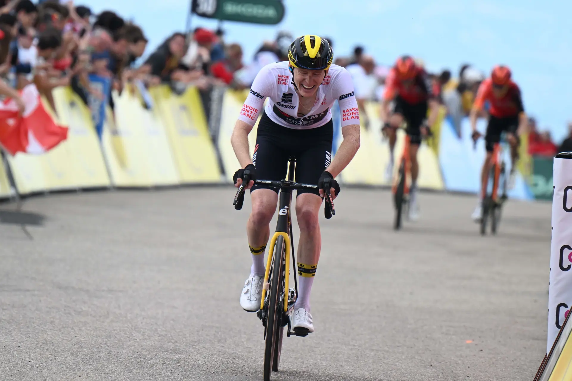 "Ik voelde tijdens de eerste beklimming dat Roglic niet zijn beste dag had" - Matteo Jorgenson 8 seconden verwijderd van Parijs-Nice/Dauphine dubbel i