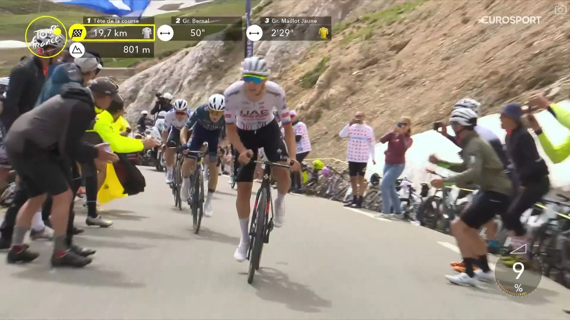 Tadej Pogacar deelt interessante details over de aanval op Col du Galibier in de Tour de France: "Mijn plan was eigenlijk om eerder te gaan op de klim"