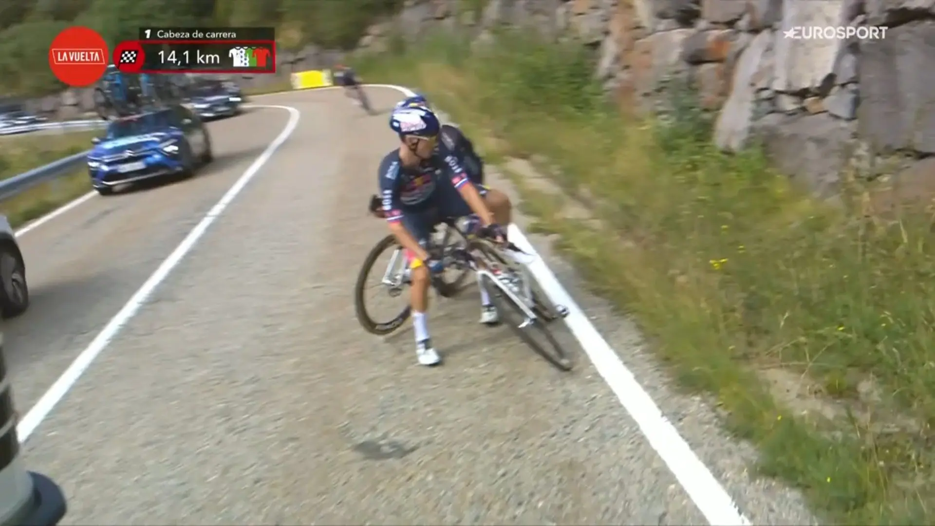 Update algemeen klassement Vuelta a Espana 2024 na etappe 14: Primoz Roglic overleeft lekke band en blijft grootste uitdager van Ben O'Connor voor de rode trui