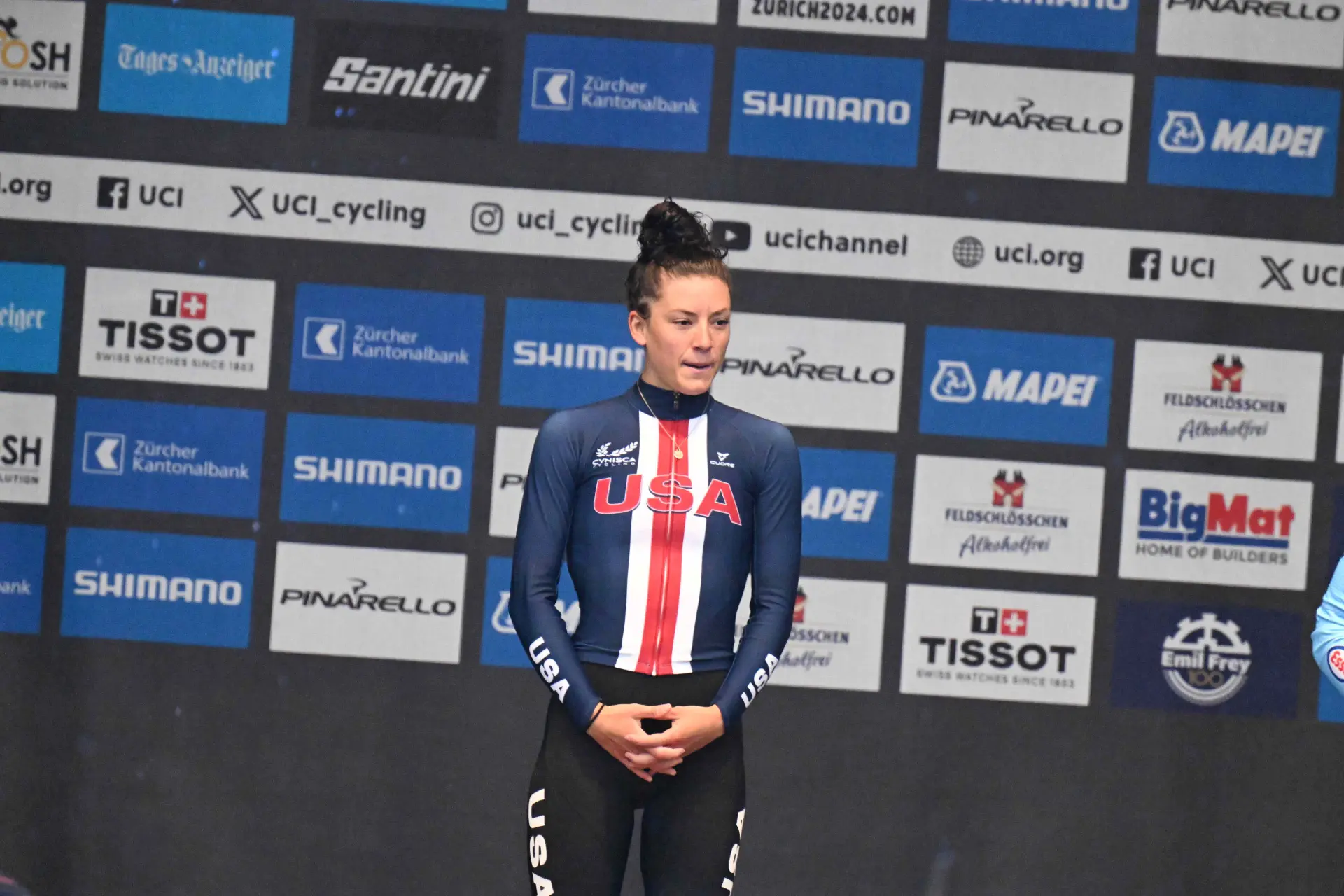Chloe Dygert reageert op haar WK-zilver: "Ik wilde winnen"