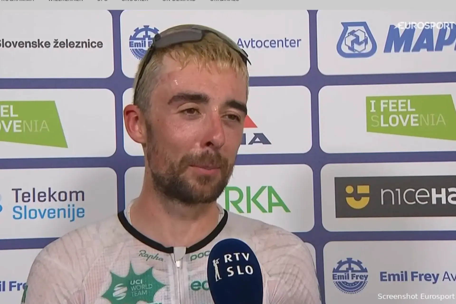 "Wat kun je zeggen... Gewoon waanzinnig" - Vechtende Ben Healy mist podium op WK Wielrennen, maar vol lof over Tadej Pogacar