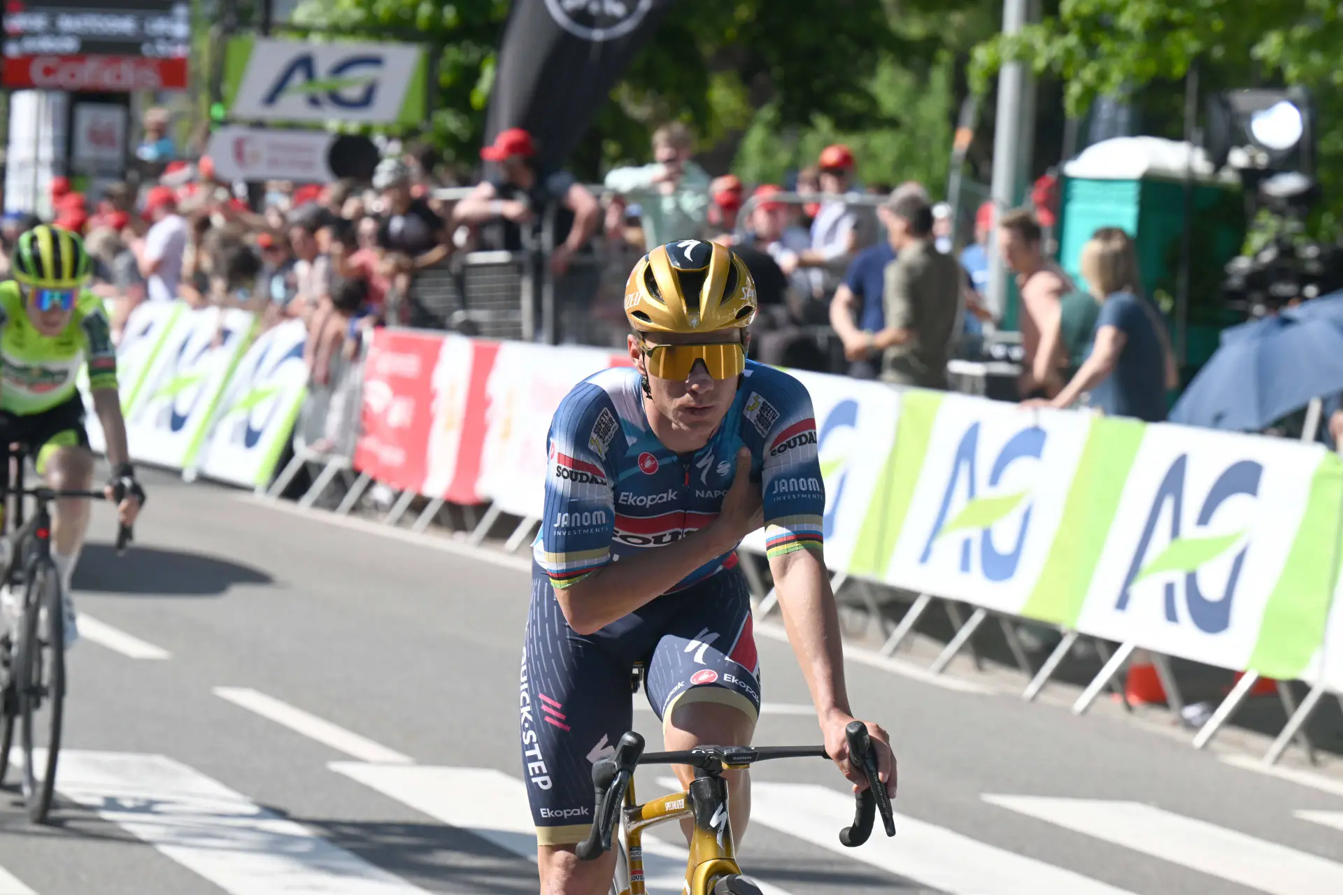 Soudal - Quick-Step blijft positief ondanks teleurstelling voor Evenepoel in Luik: "Remco zoekt geen excuses"