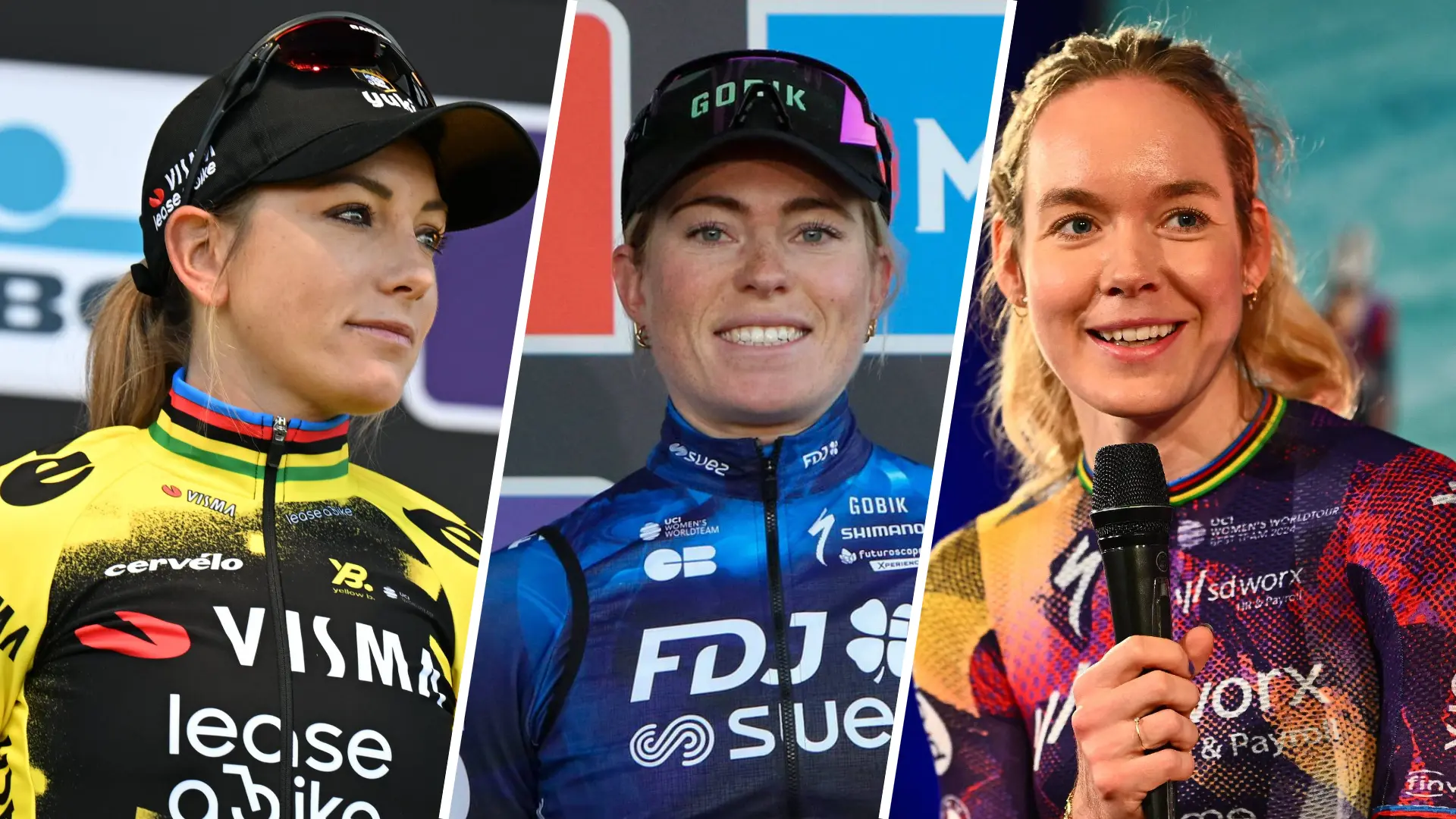 Ontdek de definitieve startlijst van La Vuelta Femenina 2025 met Demi Vollering, Anna van der Breggen, Katarzyna Niewiadoma, Marianne Vos & Pauline Ferrand-Prevot