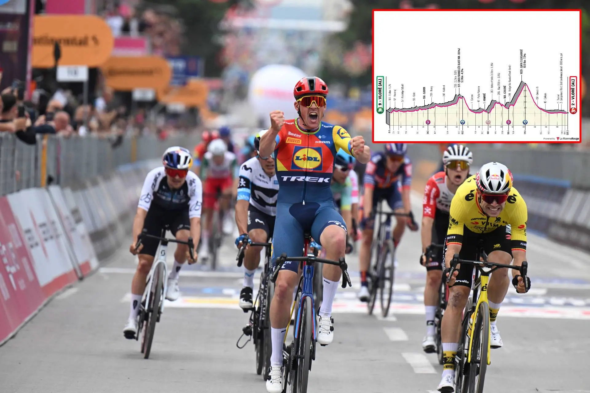 VOORBESCHOUWING | Giro d'Italia 2025 etappe 3 - Wederom een duel tussen Wout van Aert en Mads Pedersen?
