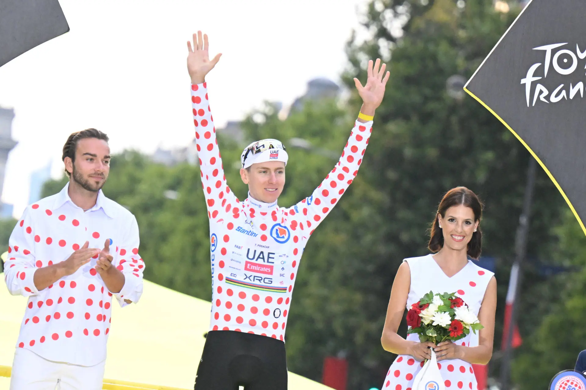 Tadej Pogacar werd de "Strava-koning" van de Tour de France met meer dan 300 nieuwe besttijden