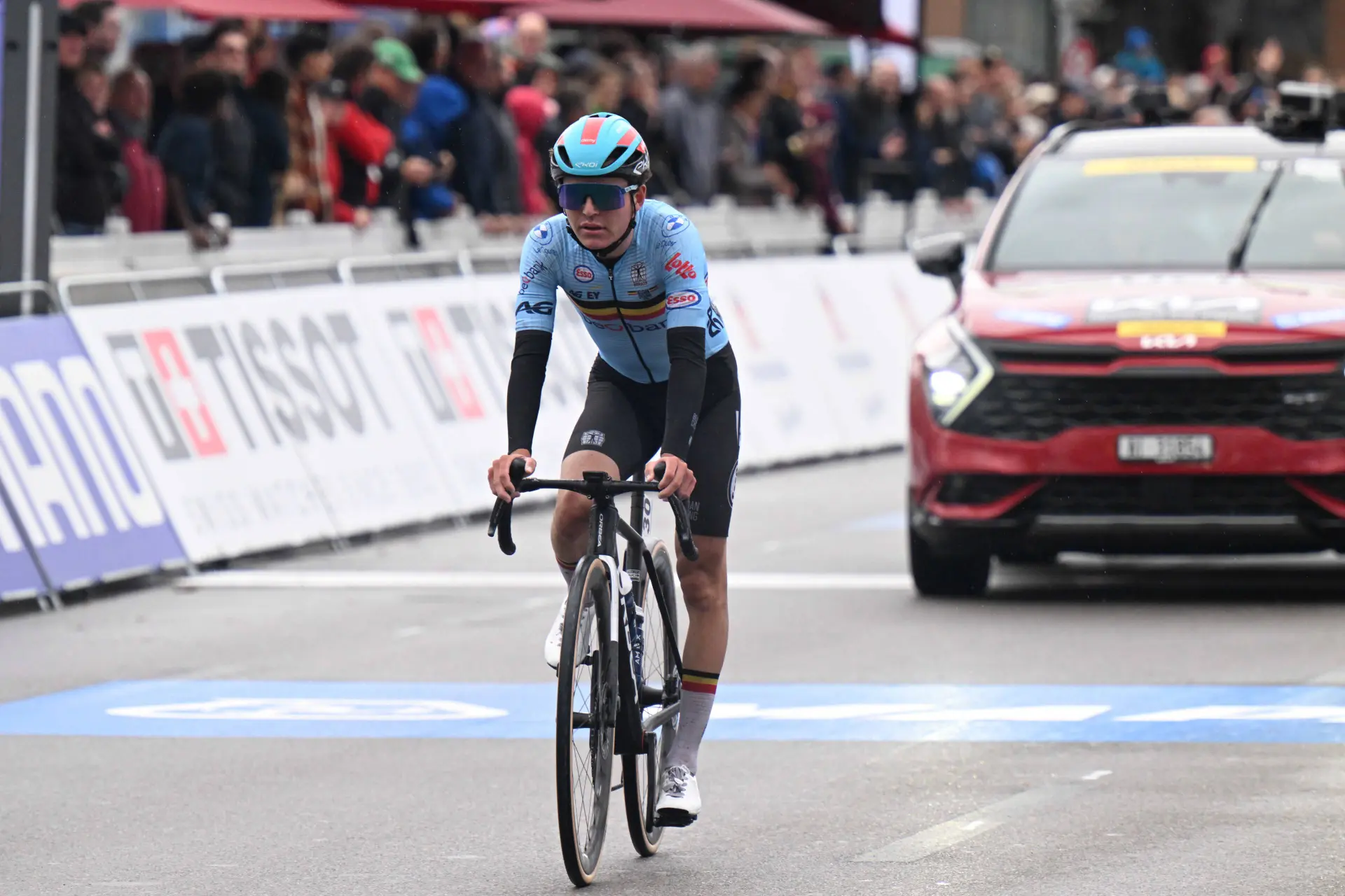 Resultaten U23 EK wegrace mannen: Jarno Widar komt terug van een teleurstelling in Kigali en pakt een spannende overwinning voor Decomble