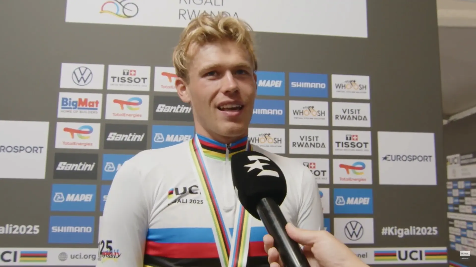 Het zat er altijd in" - Zelfverzekerde Jakob Söderqvist had geen twijfels voor dominante overwinning tijdrit U23 Wereldkampioenschappen in Kigali.