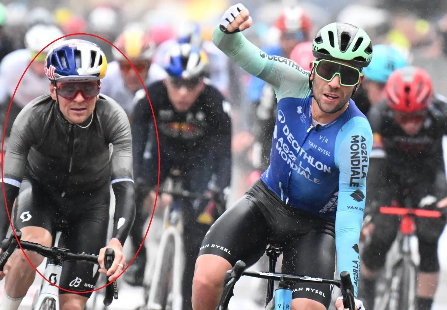 Koersen met een “condoom” van €300 – Tom Pidcock doet het met groot succes, terwijl Q36.5 een nieuw regenjack onthult