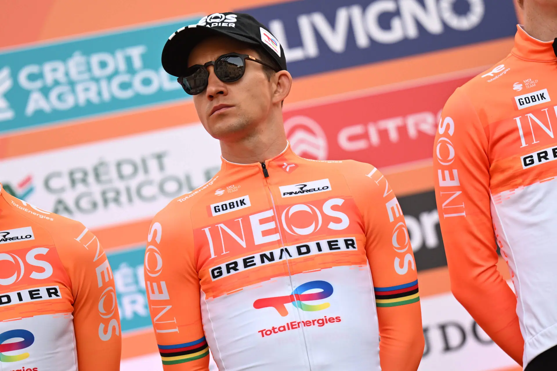 Michal Kwiatkowski bij de teampresentatie van Milaan-Sanremo 2026