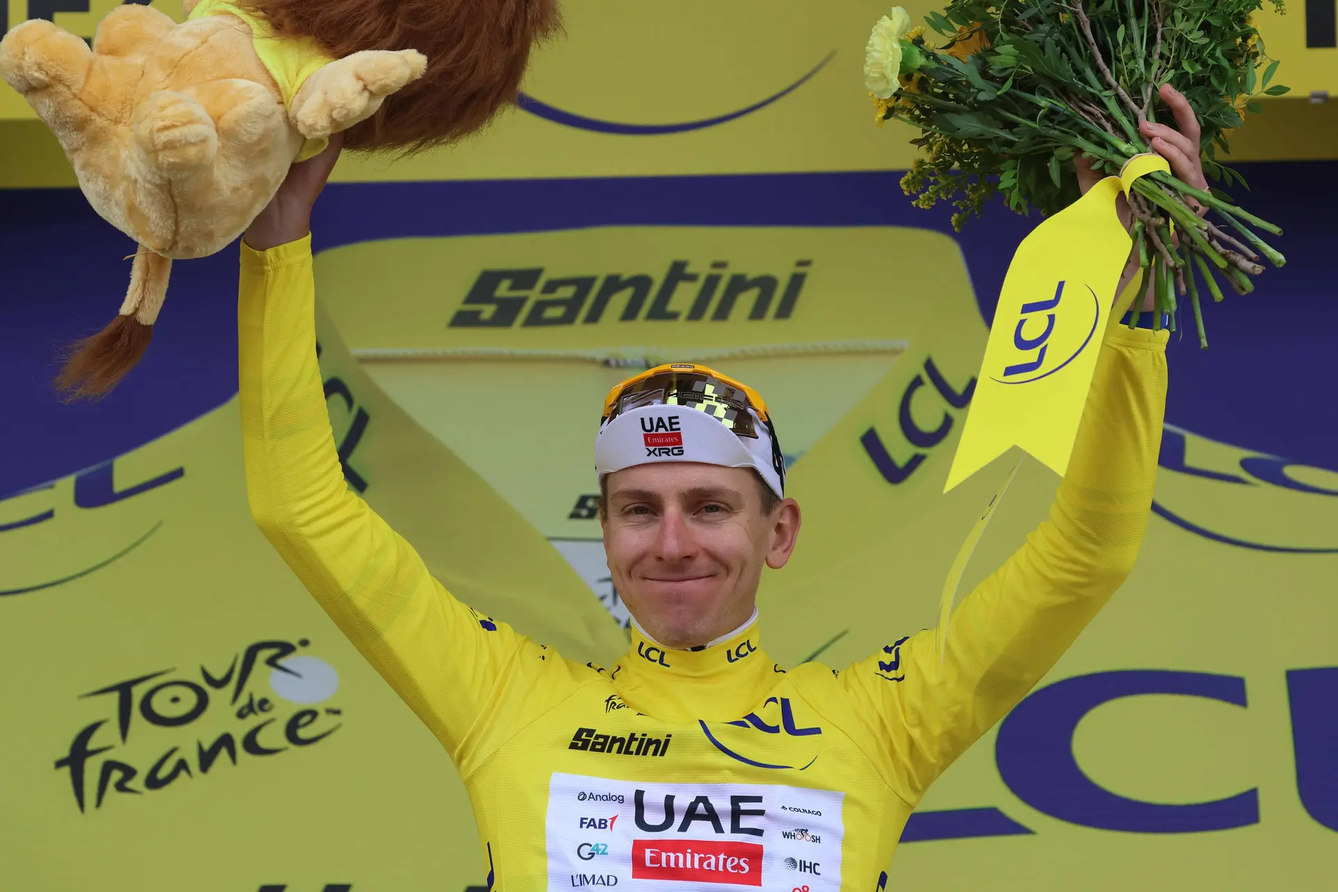 Tadej Pogacar wint de Tour de France 2026